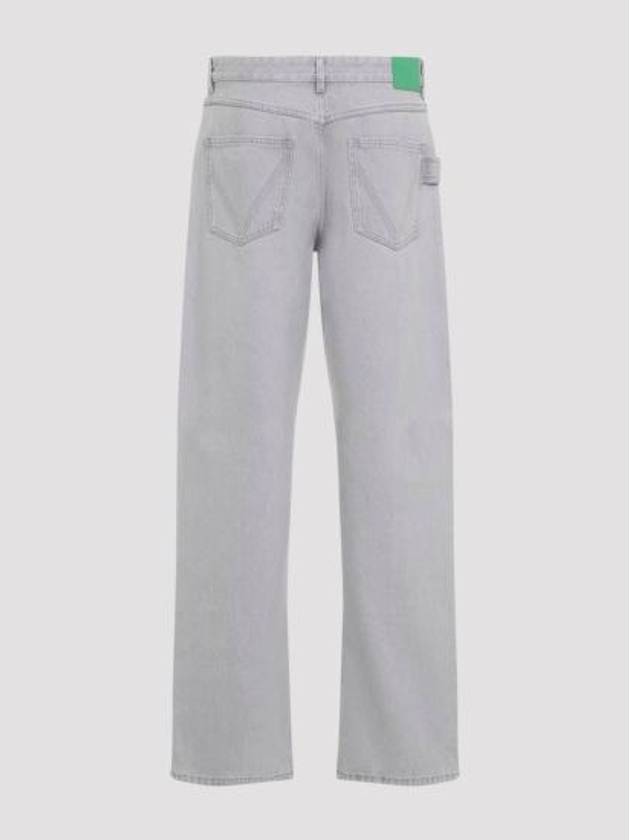 Luxury Bottega Veneta Straight Jean Grey