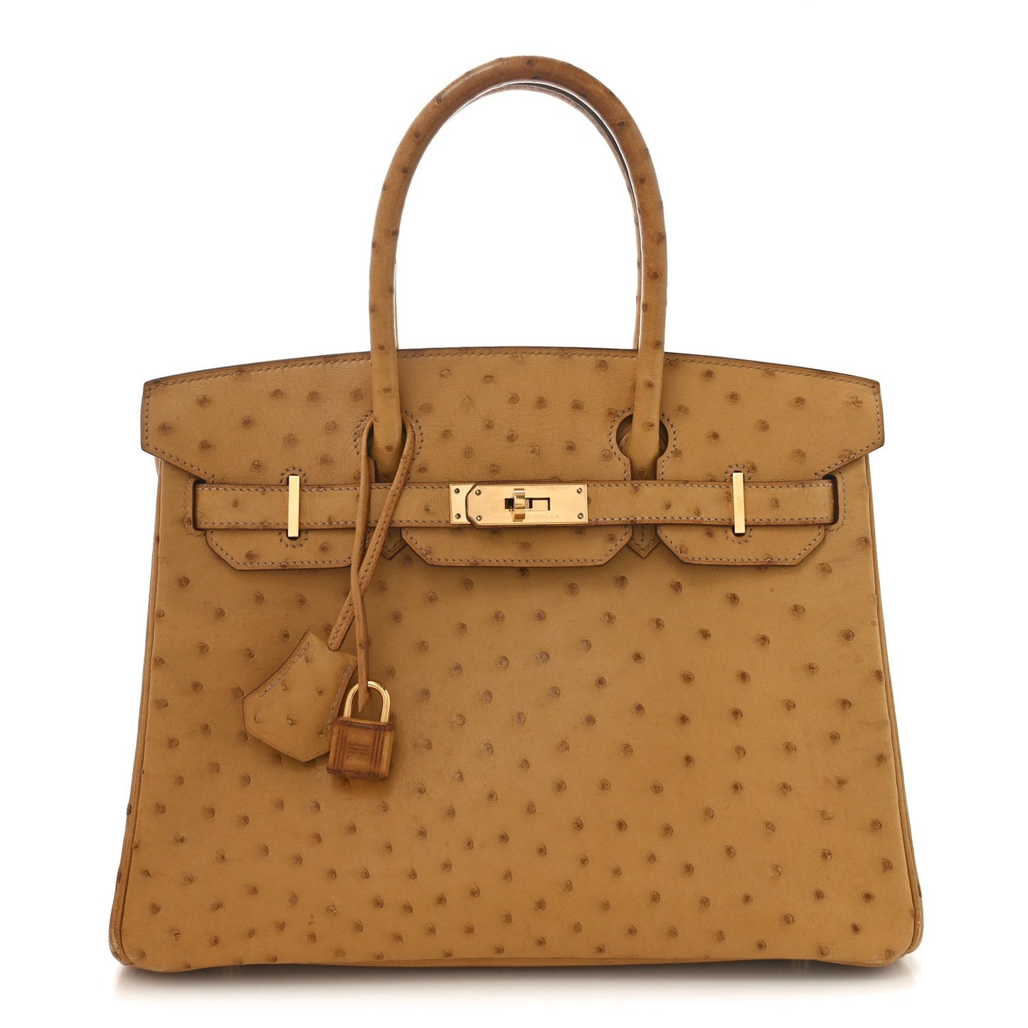 Hermes Ostrich Birkin 30 Gold
