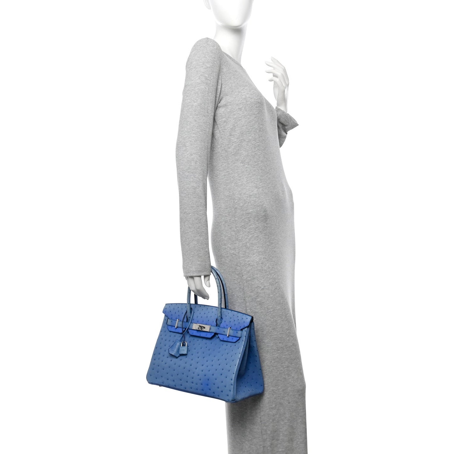 Hermes Ostrich Birkin 30 Mykonos