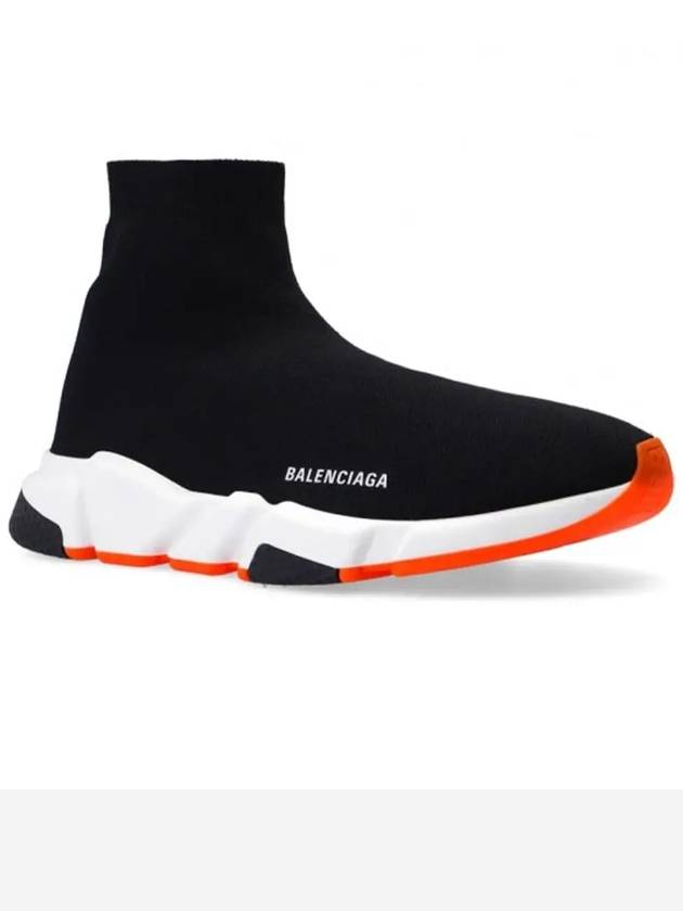 Luxury Balenciaga Trending 2026 Speed Runner High Top Sneakers Black Orange