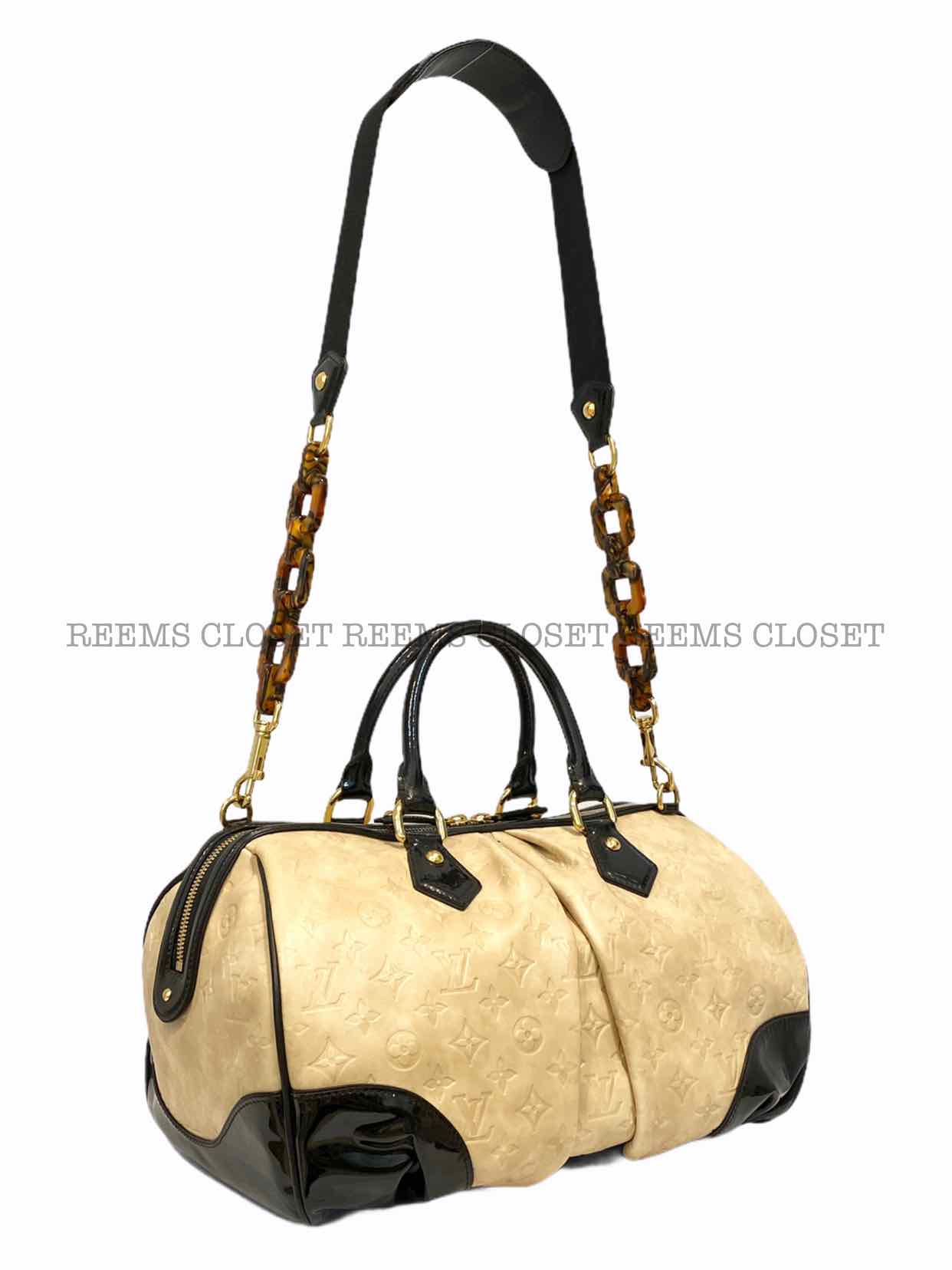 LOUIS VUITTON Stephen Beige Top Handle