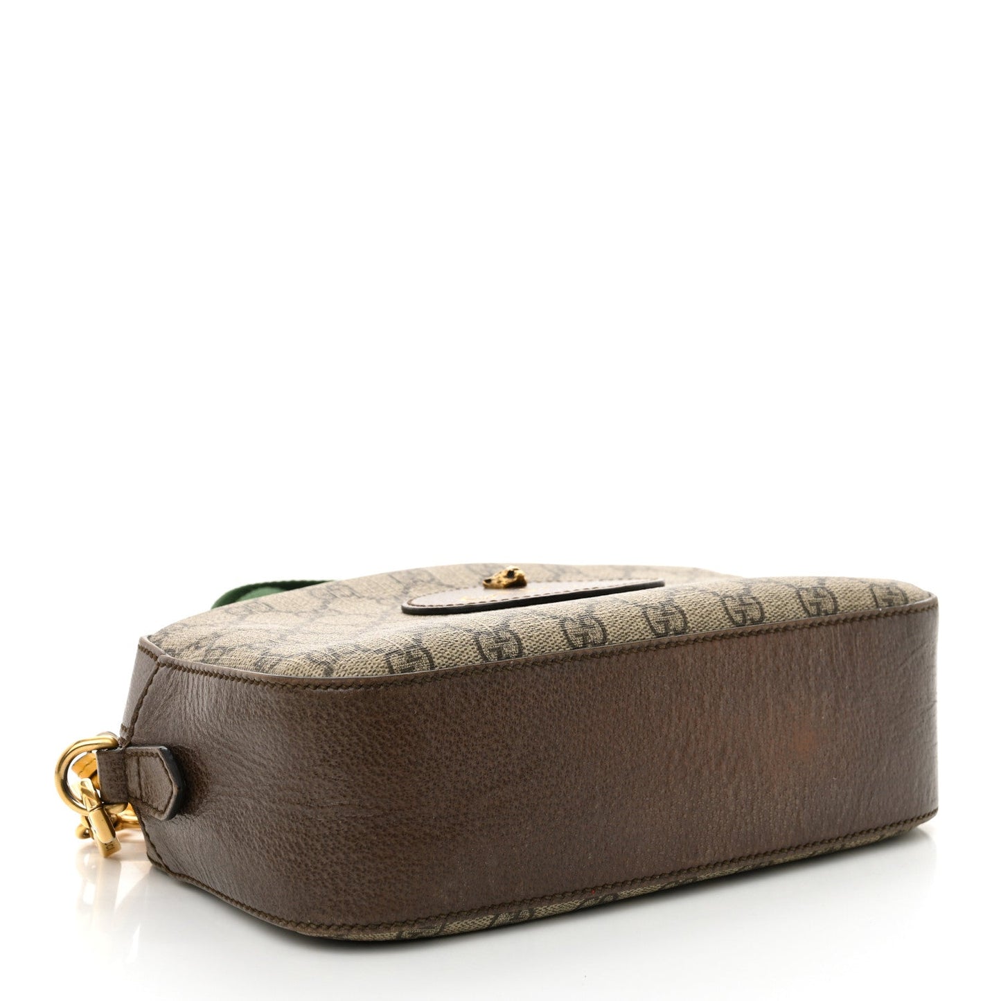 Gucci GG Supreme Monogram Web Neo   Shoulder Bag Beige New Acero Crop