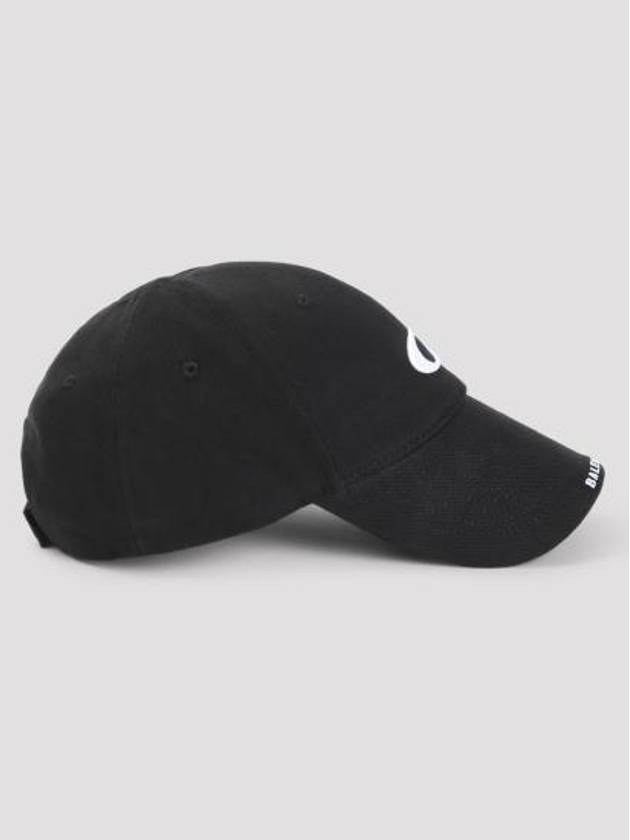 Luxury Balenciaga Trending 2026 Embroidered Icon Logo Ball Cap Black