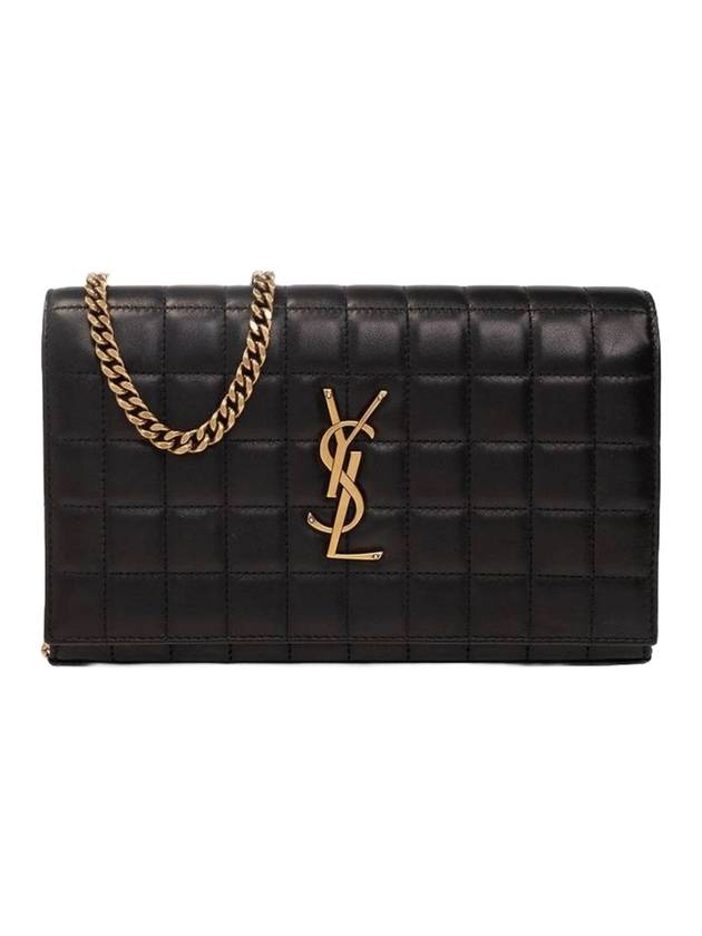 Luxury Saint Laurent Trending 2025 Cassandre Matelassé Leather Cross Bag Black