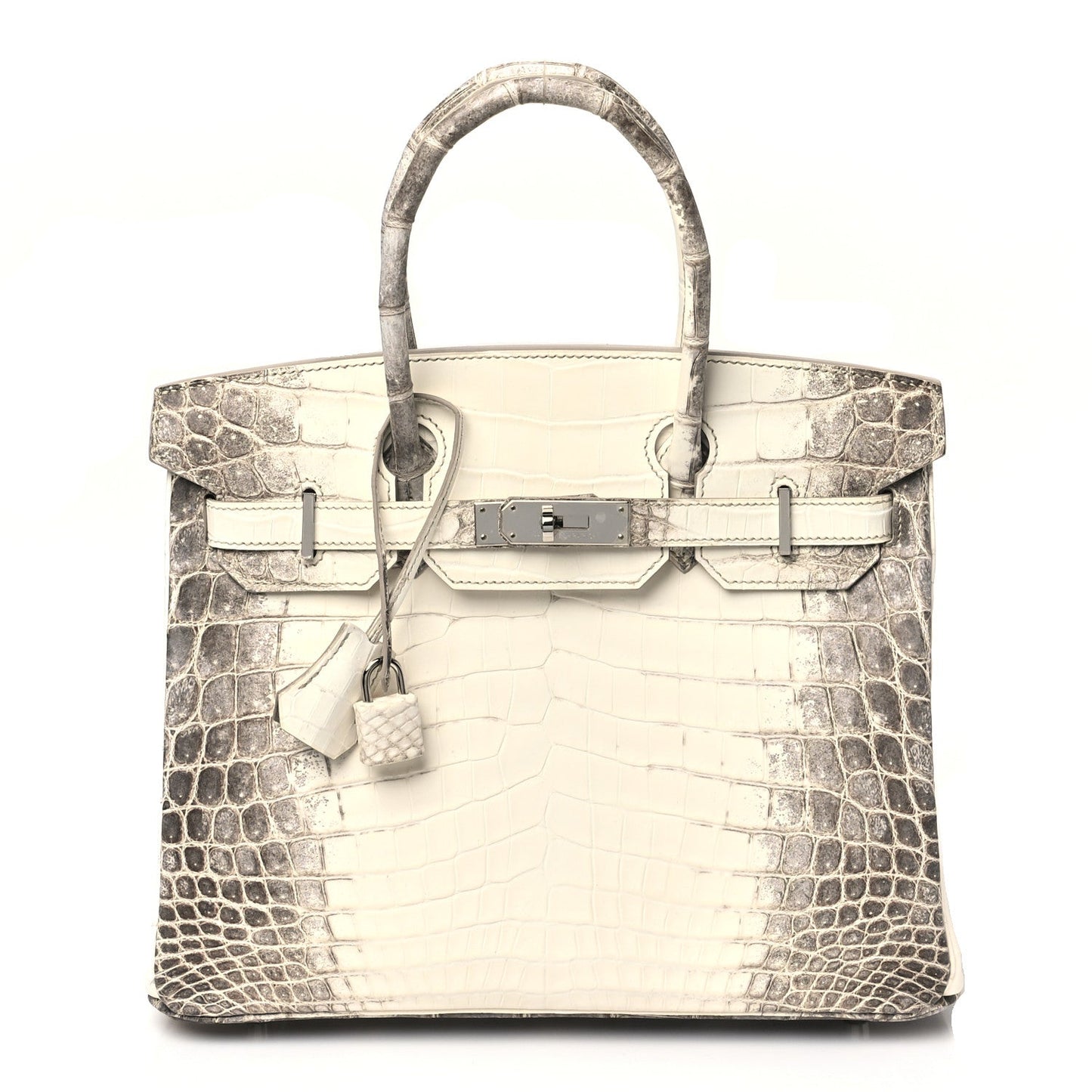 Hermes Matte Niloticus Crocodile Himalaya Birkin 30 Blanc