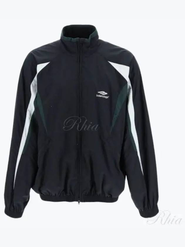 Luxury Balenciaga Trending 2026 3B Sports Icon Track Jacket Black