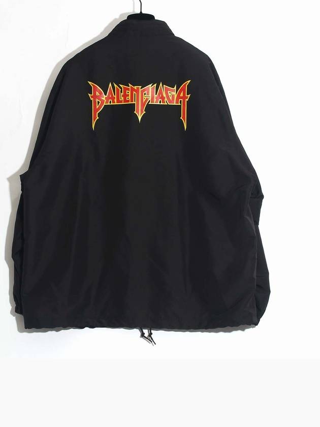 Luxury Balenciaga Trending 2026 Artwork Print Windbreak Black