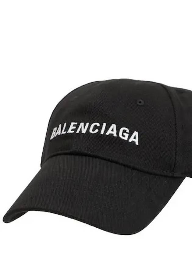 Luxury Balenciaga Trending 2026 Galleria Logo Ball Cap Black