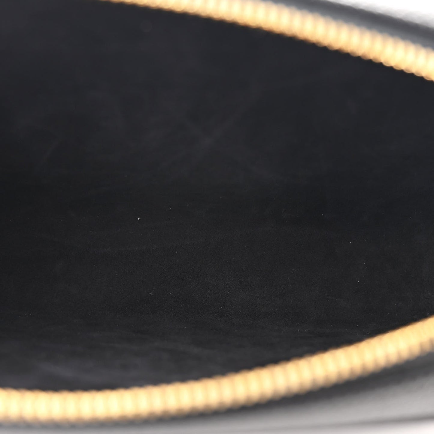 Christian Dior Grained Calfskin Caro Double Pouch Black