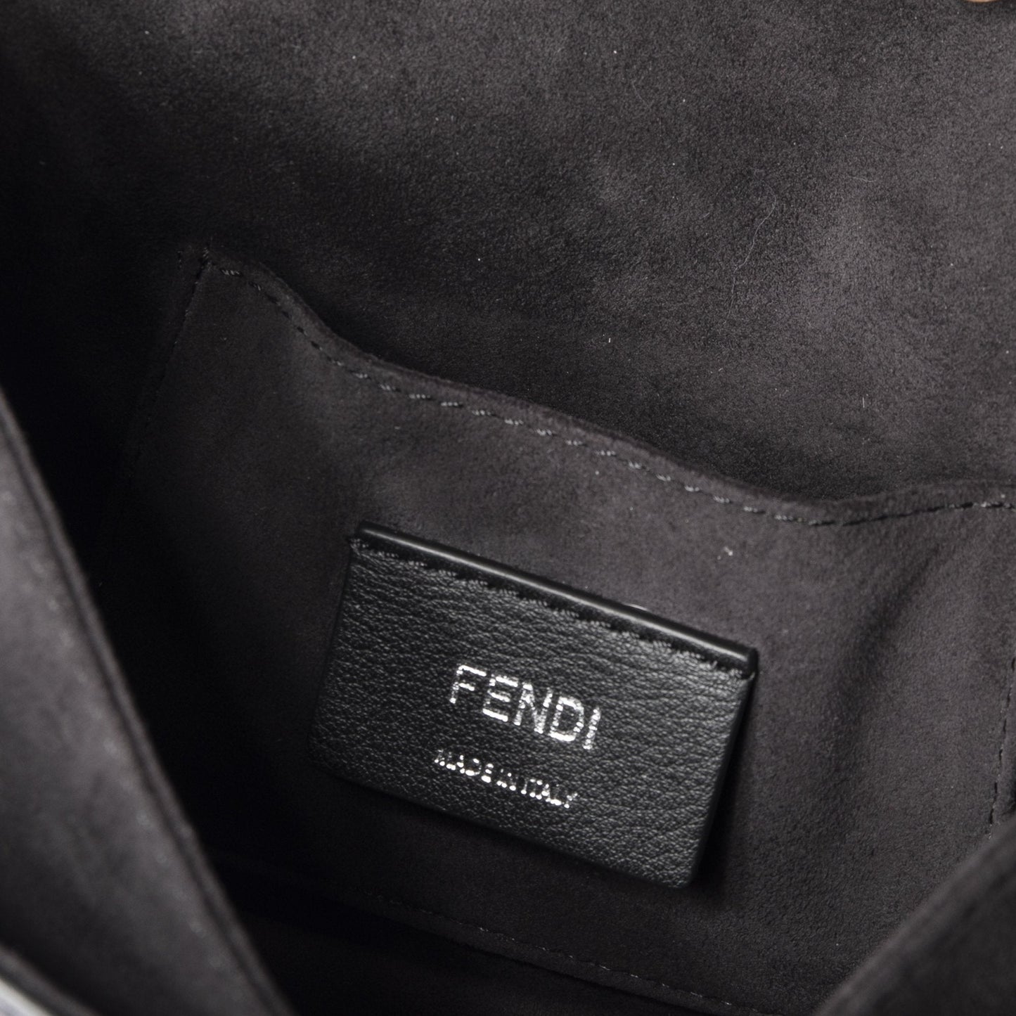 Fendi Kan I Ribbon Whipstitch Small Shoulder Bag