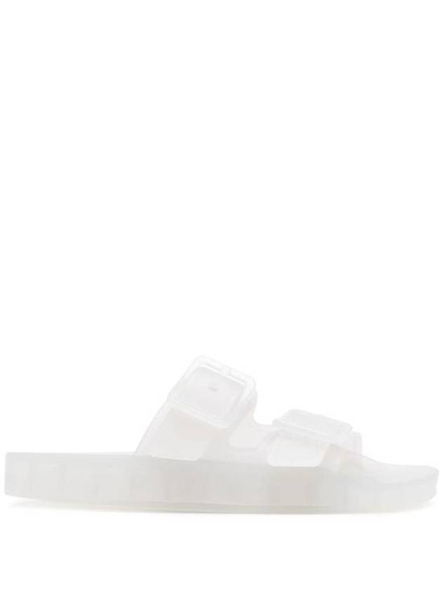 Luxury Balenciaga Trending 2026 Mallorca Clear Rubber Slippers White