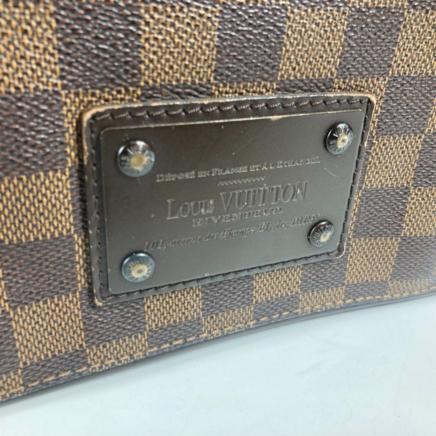 Louis Vuitton  Ebene Damier Canvas Messenger Bag Shoulder Bag