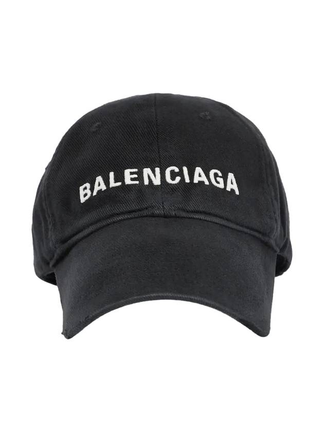Luxury Balenciaga Trending 2026 Galleria Logo Ball Cap Black