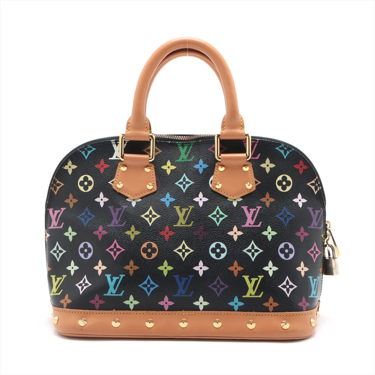 LOUIS VUITTON Alma PM Murakami Multicolor M92646 Black