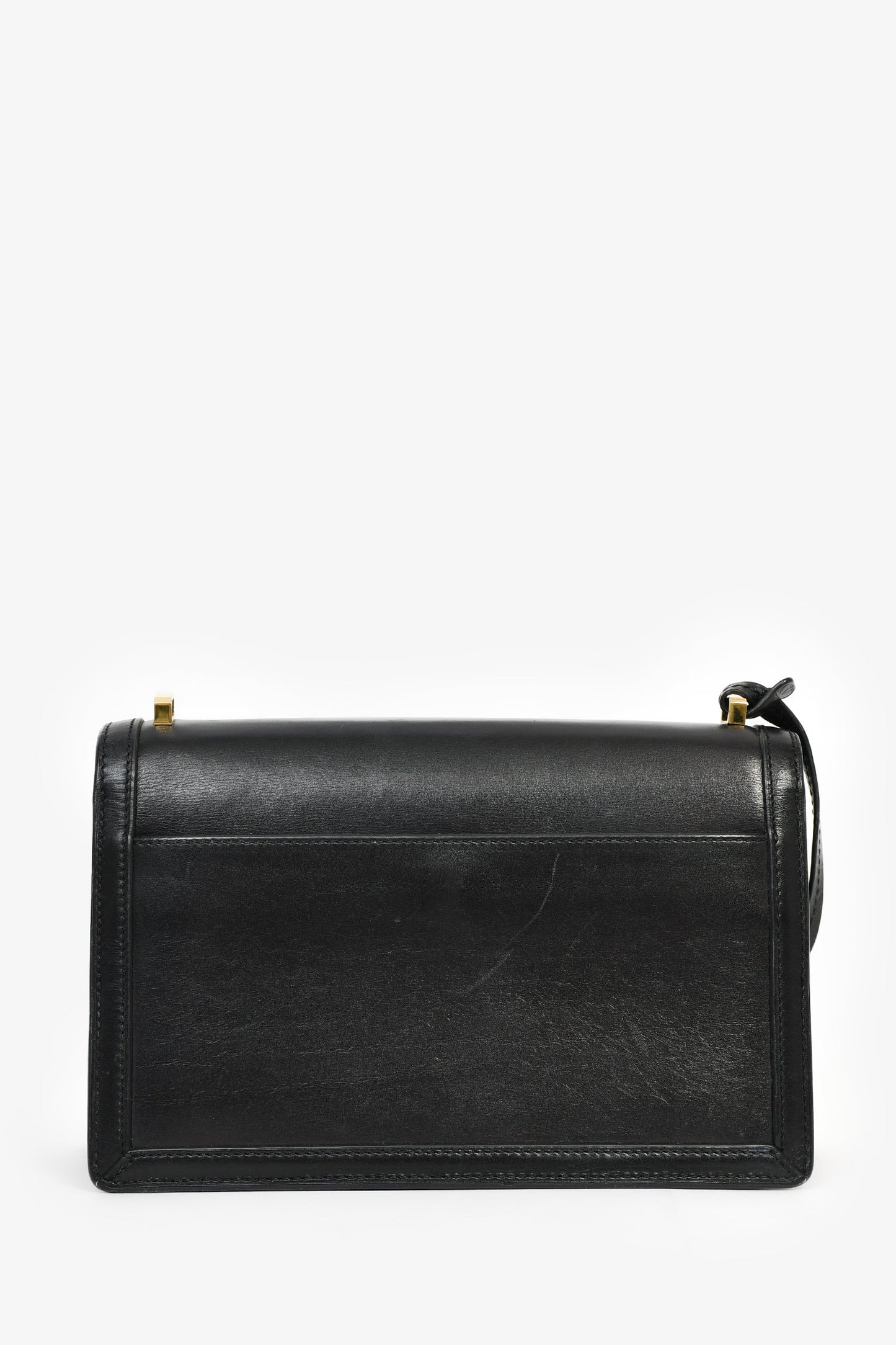 Loewe Black Leather Barcelona Medium Crossbody Bag