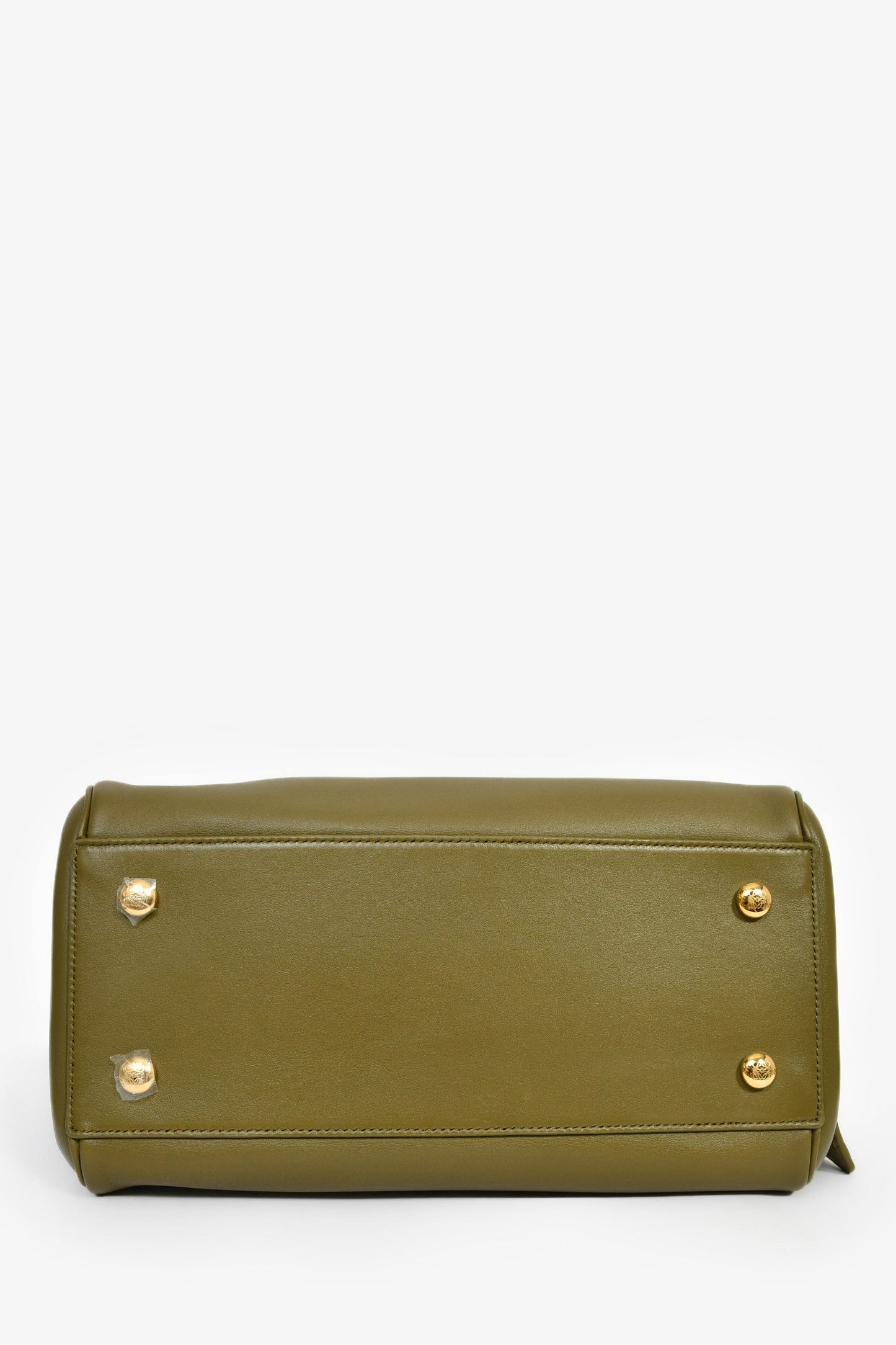 Loewe 2025 Olive Green Leather Medium Madrid Bag