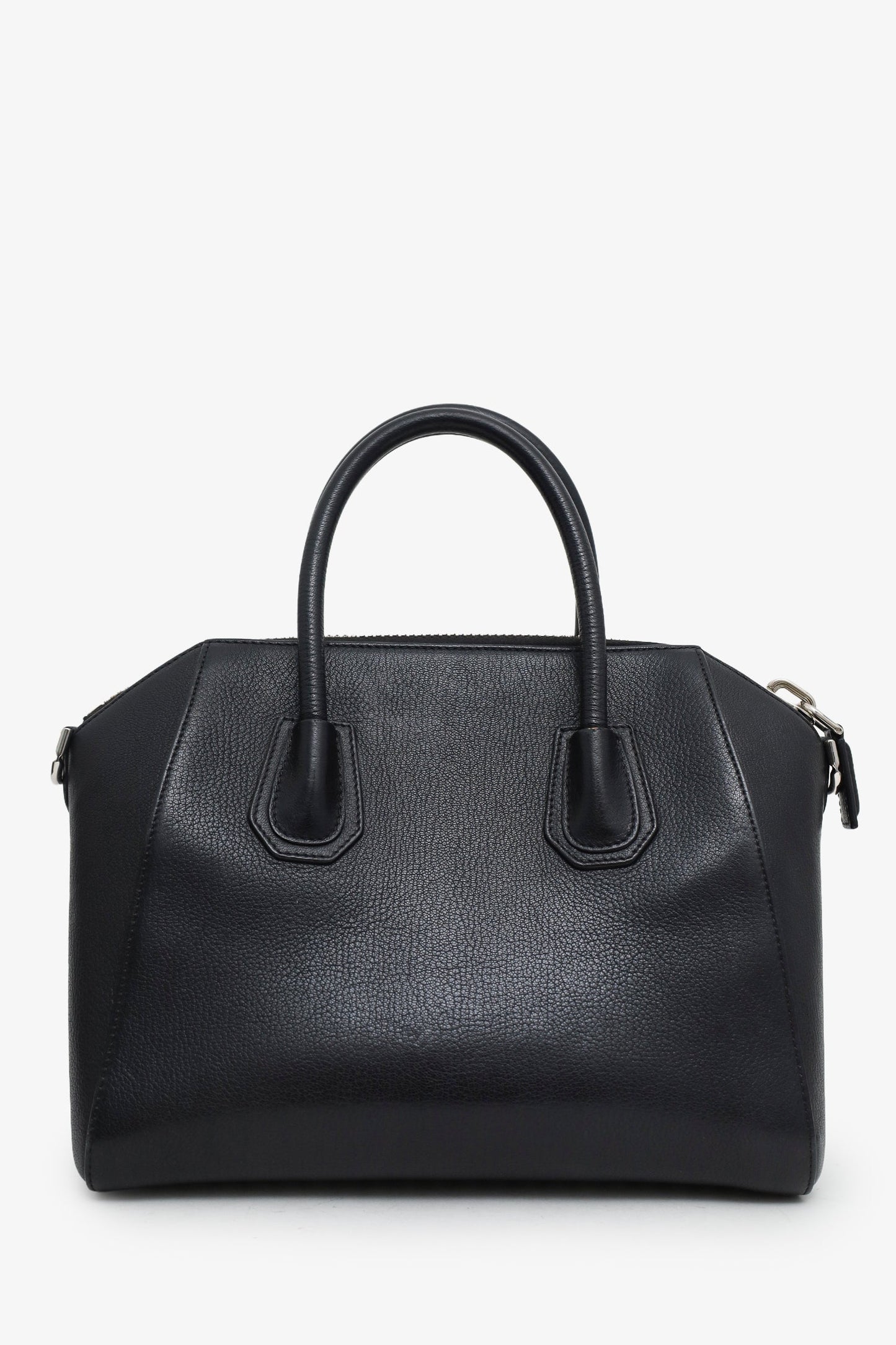 Givenchy Black Leather Small Antigona Bag With Strap