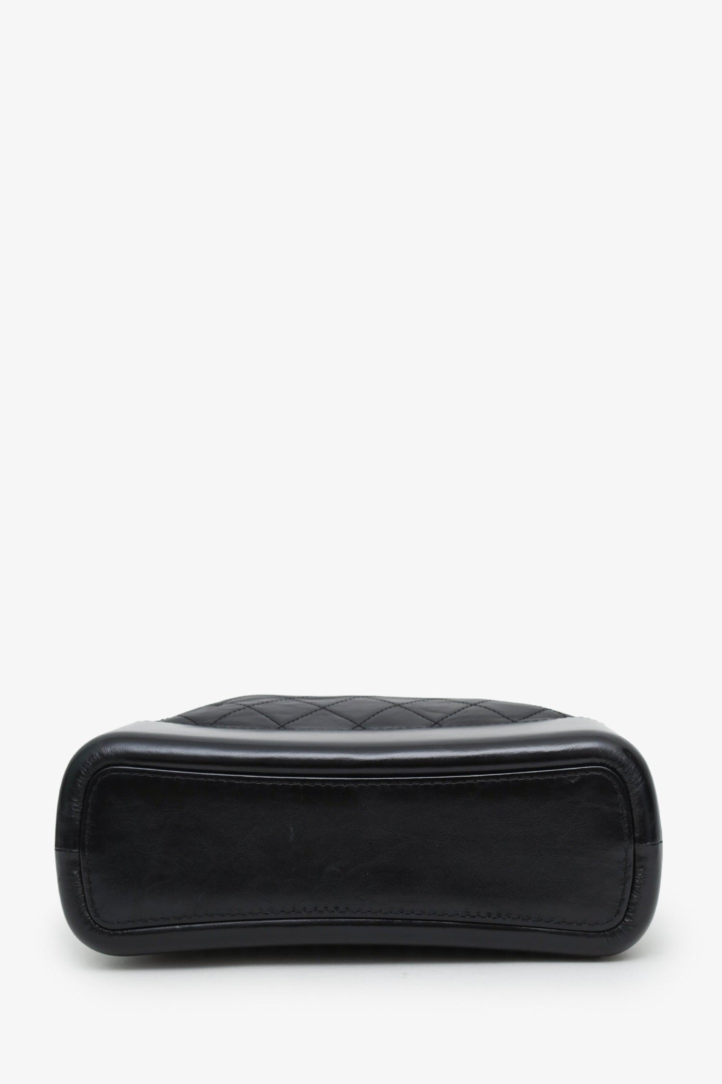 Chanel™ 2018 Black Quilted Calfskin Medium Gabrielle Crossbody Bag