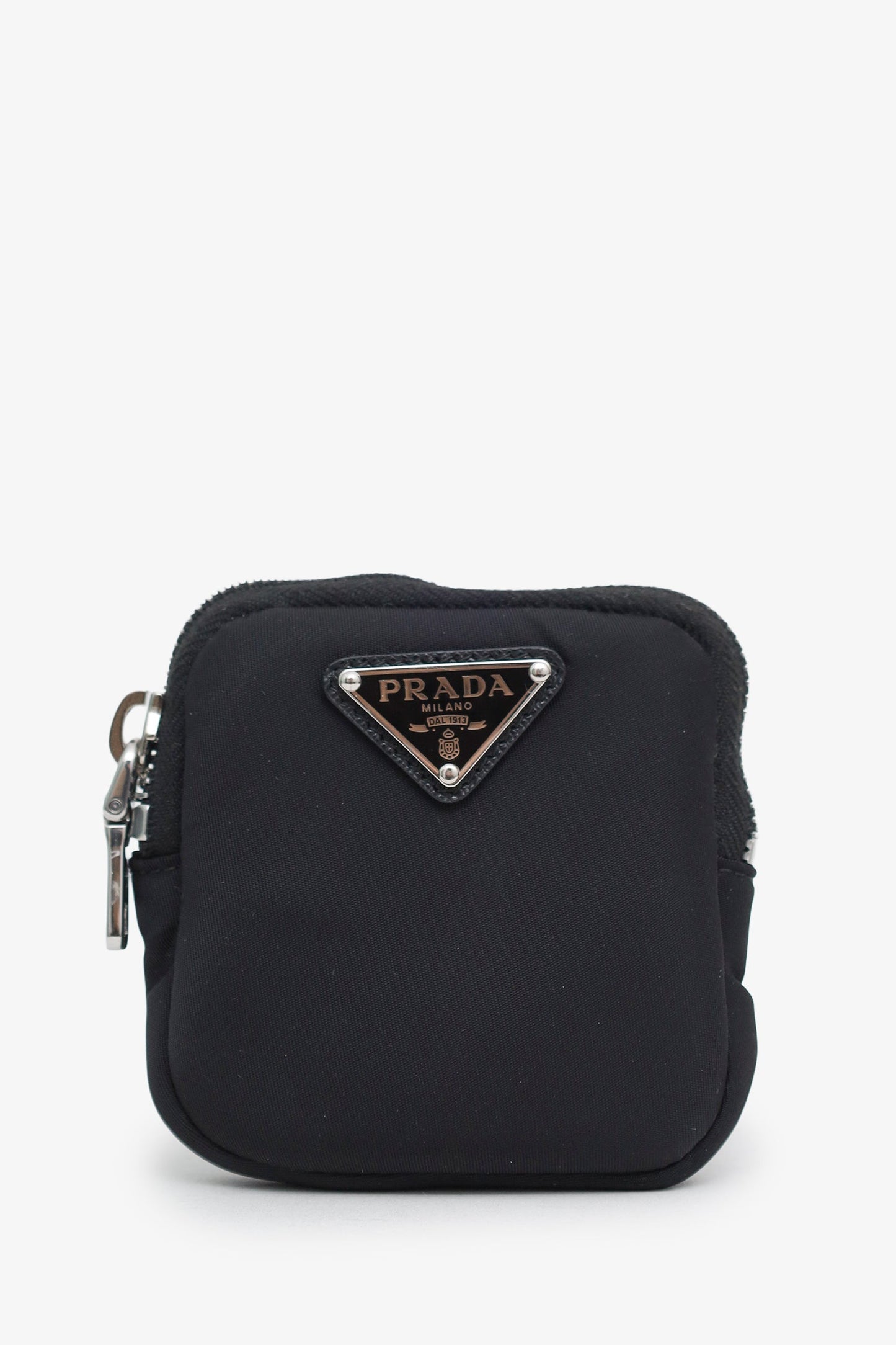 Prada Black Re-Nylon Tessuto Pouch Belt Bag