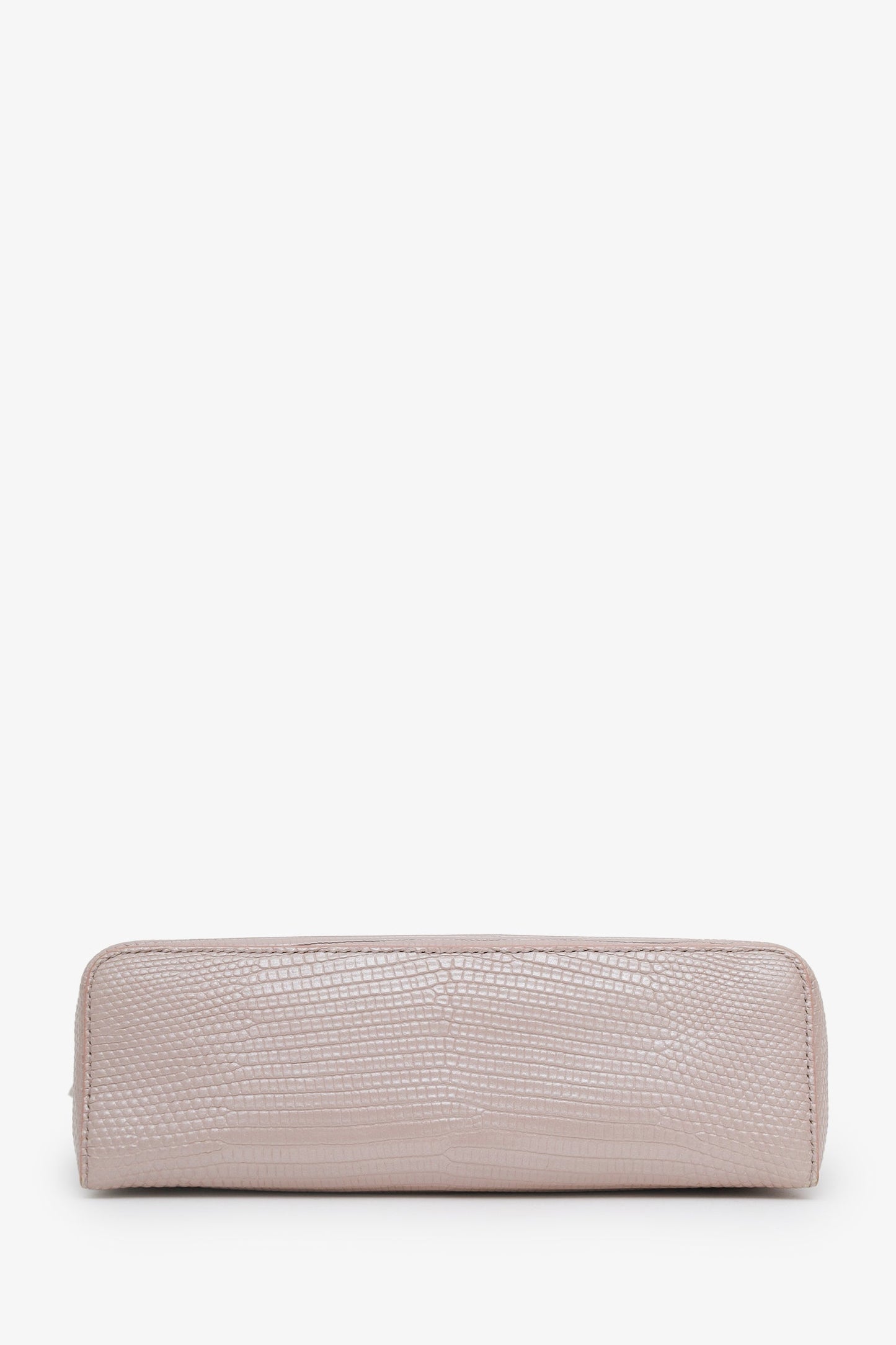 Loro Piana Beige Metallic Lizard Leather Extra Pocket L19 No Strap