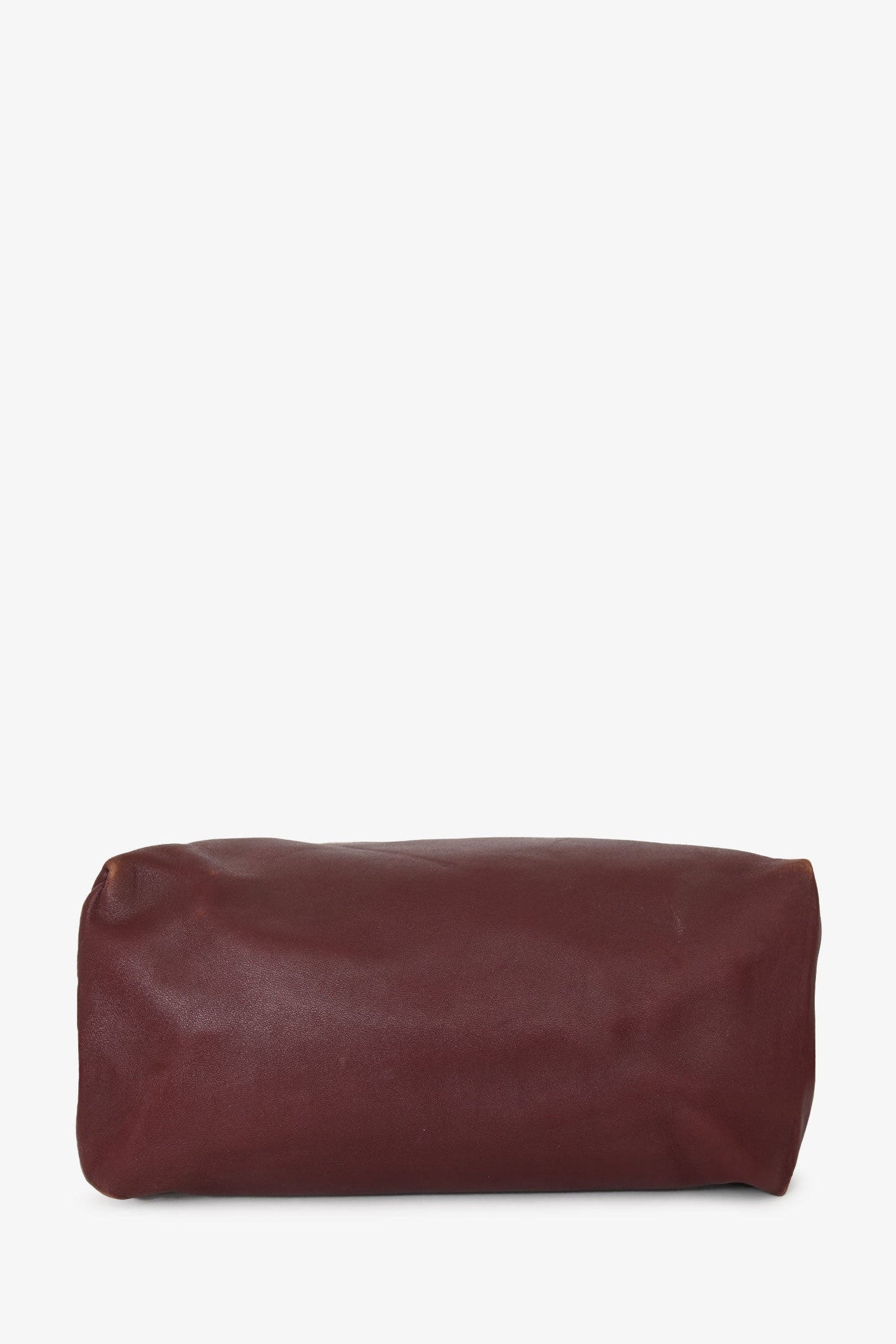 Celine Brown/Burgundy Leather All Soft Bag