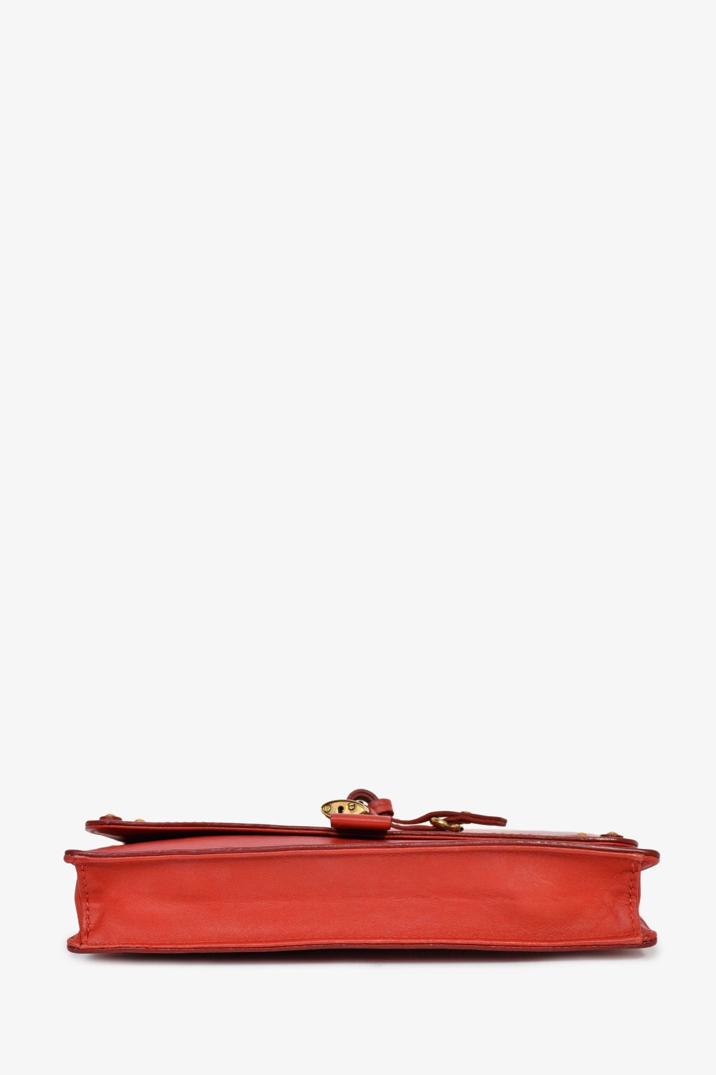 Chloe Red Leather 'Aby' Wallet on Chain