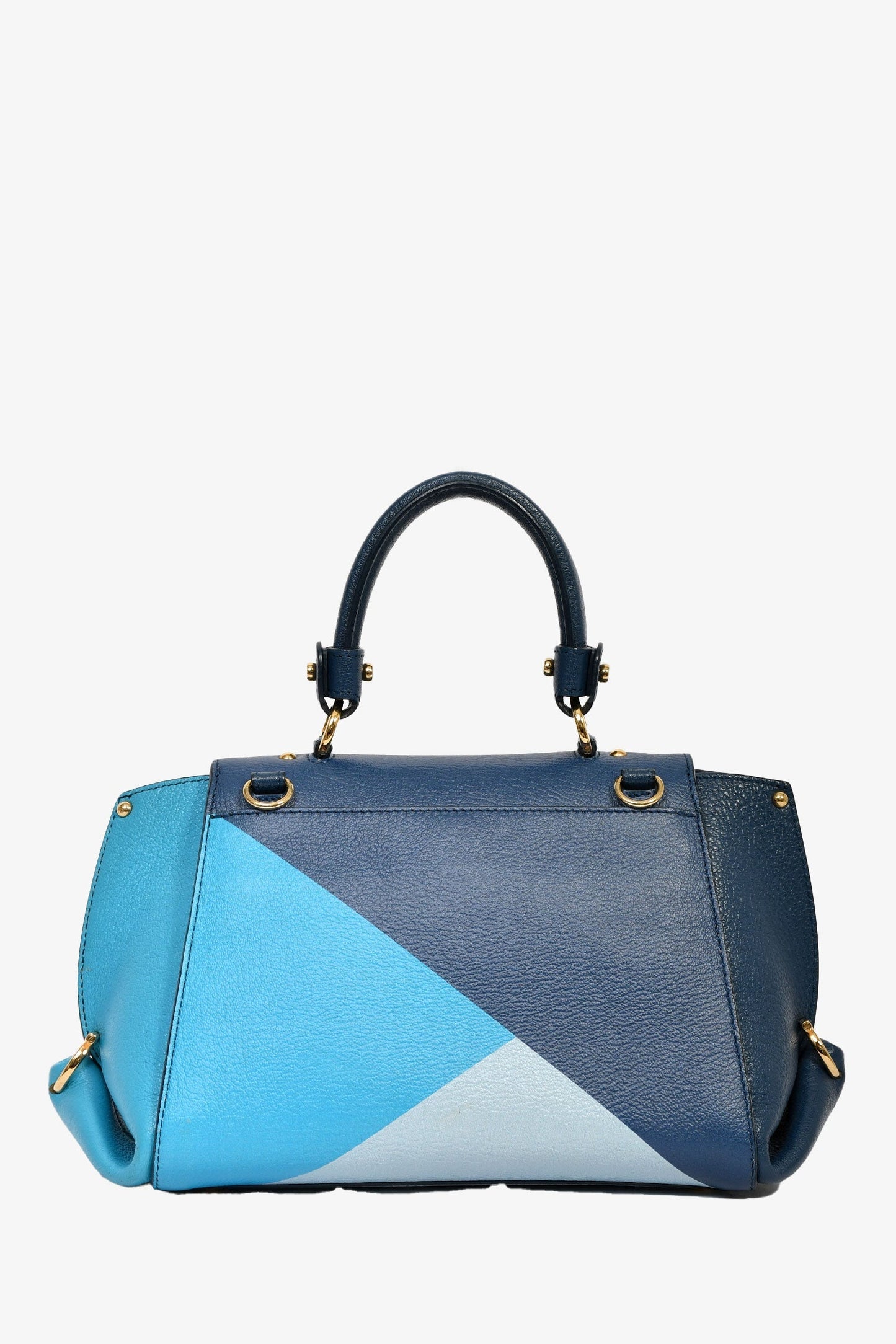 Salvatore Ferragamo 2016 Blue Sofia Leather Shoulder Bag