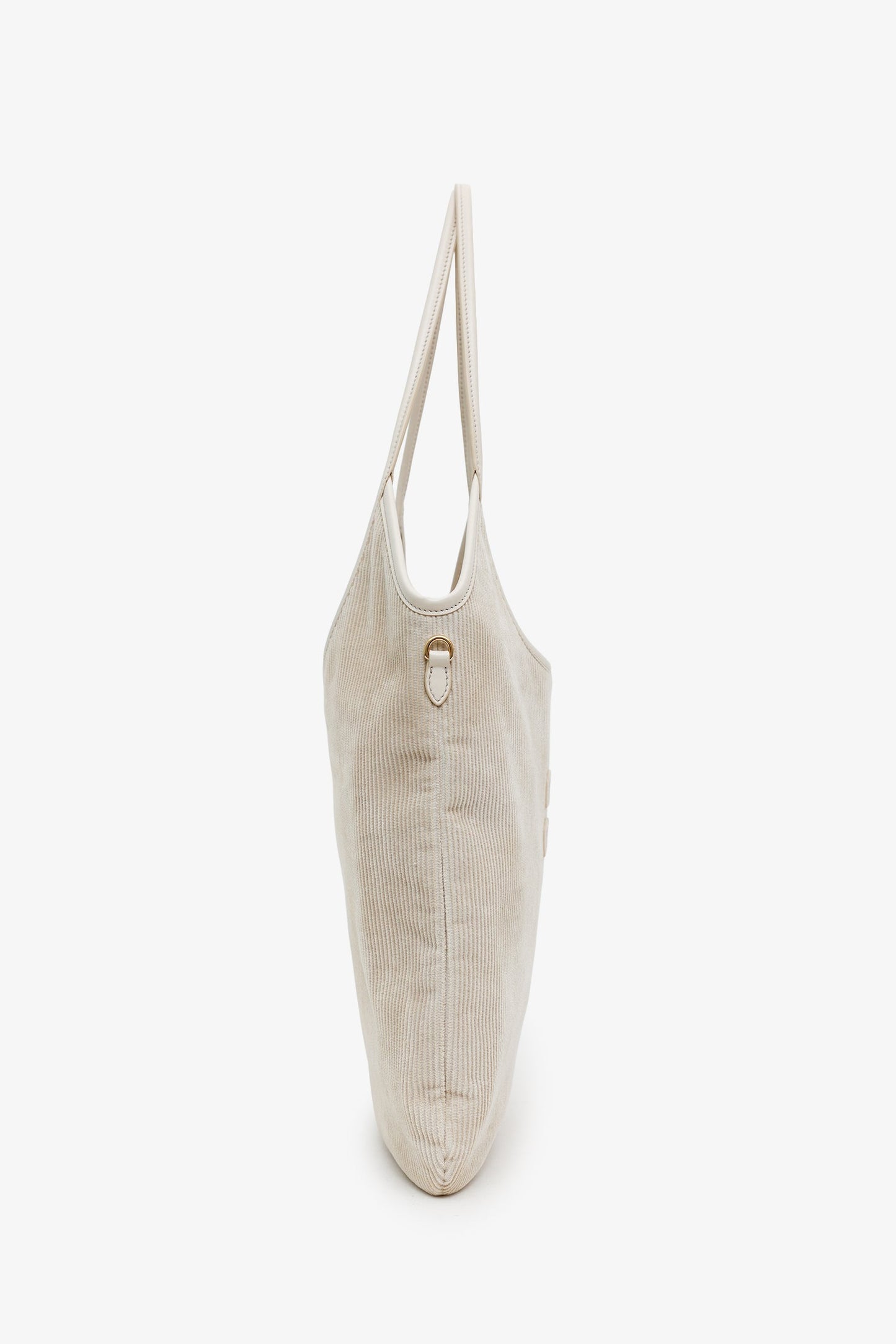 Miu Miu Ivy Corduroy Nappa Logo Tote Bag