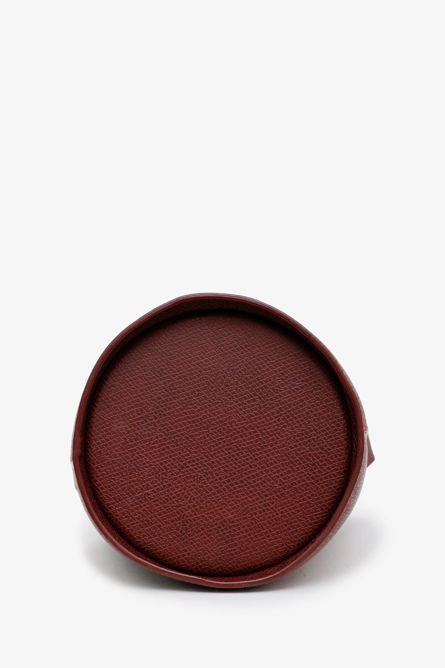 Longchamp Burgundy Leather Épure S Bucket Bag