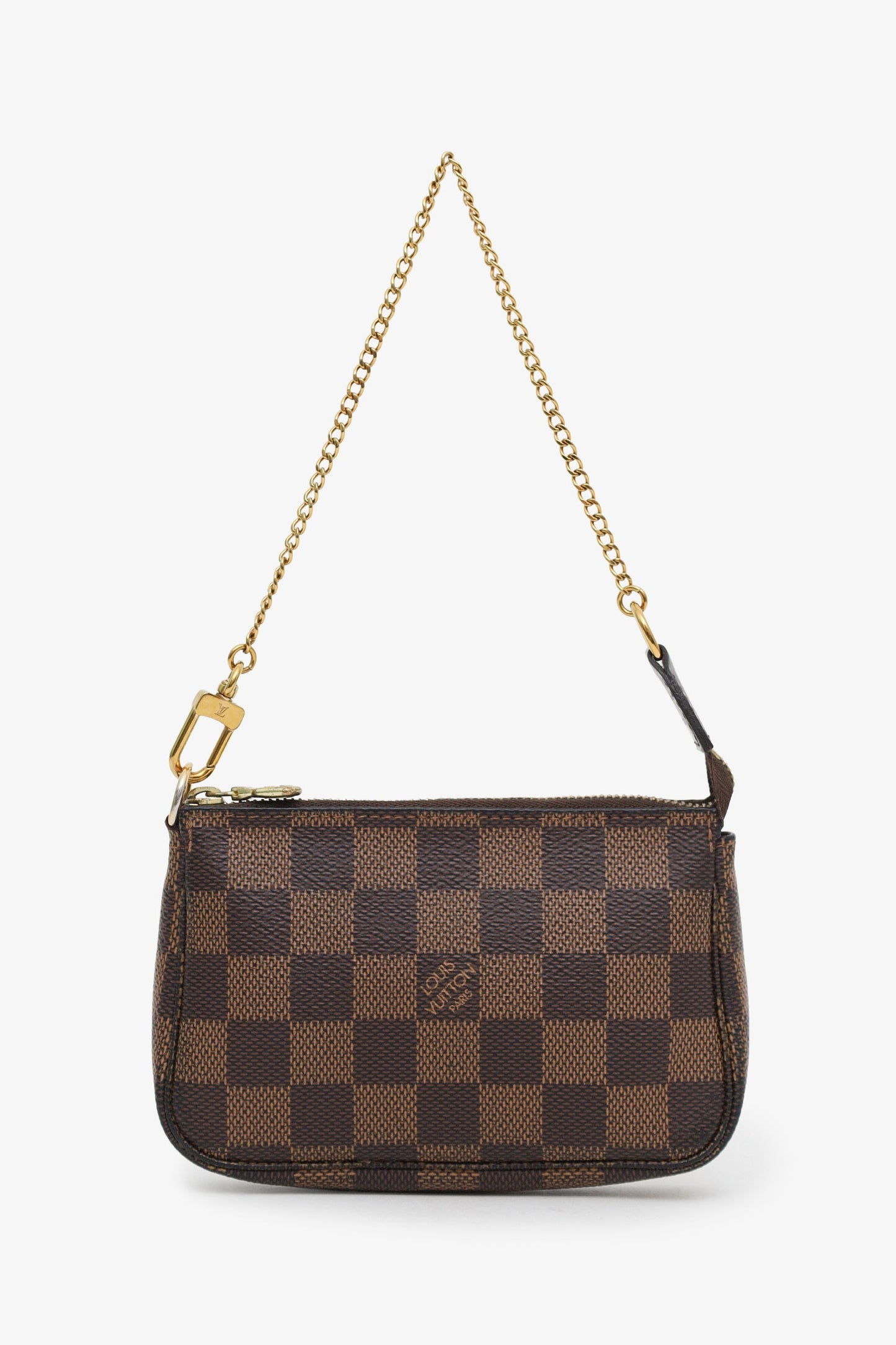 Louis Vuitton 2020 Damier Ebene Mini Pochette Accessoires