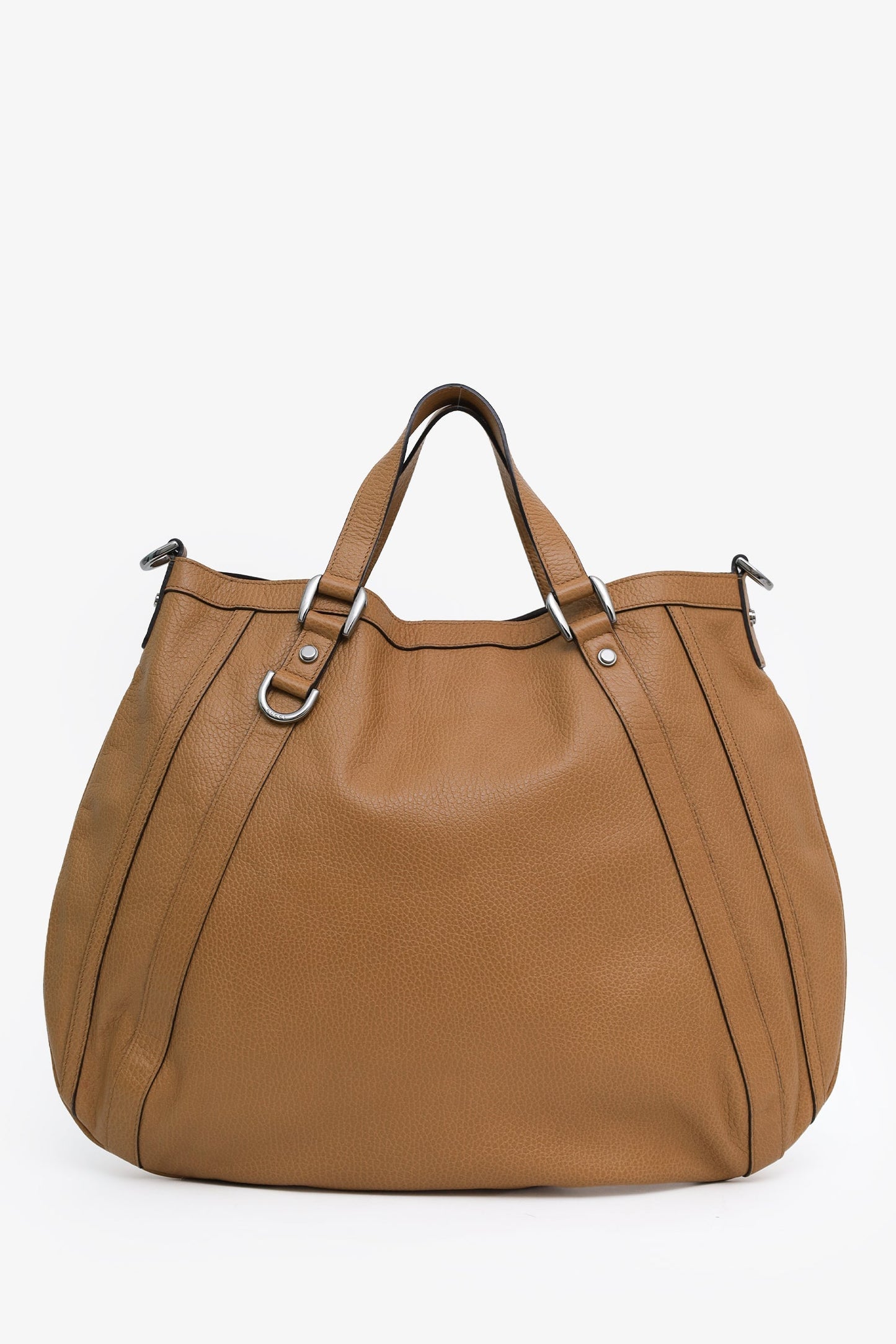 Gucci Brown Leather 'Abbey' Shoulder Bag