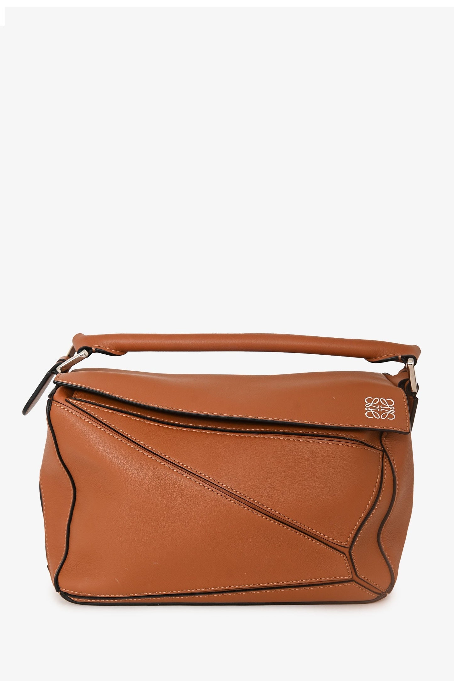 Loewe Tan Leather Small Puzzle Edge Crossbody Bag