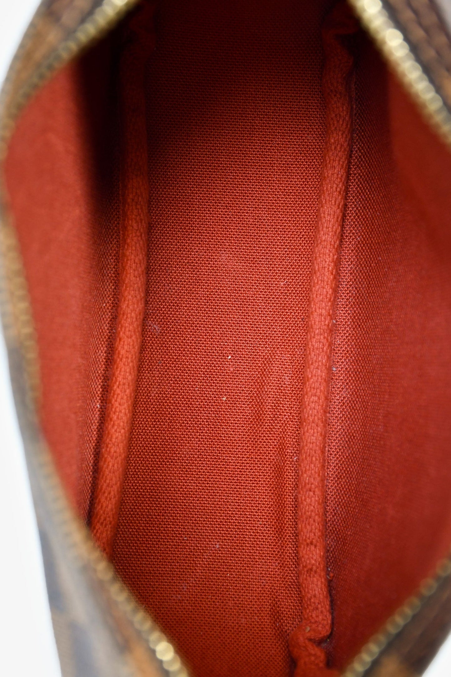 Louis Vuitton 1999 Damier Ebene Canvas Trousse Pochette Crossbody