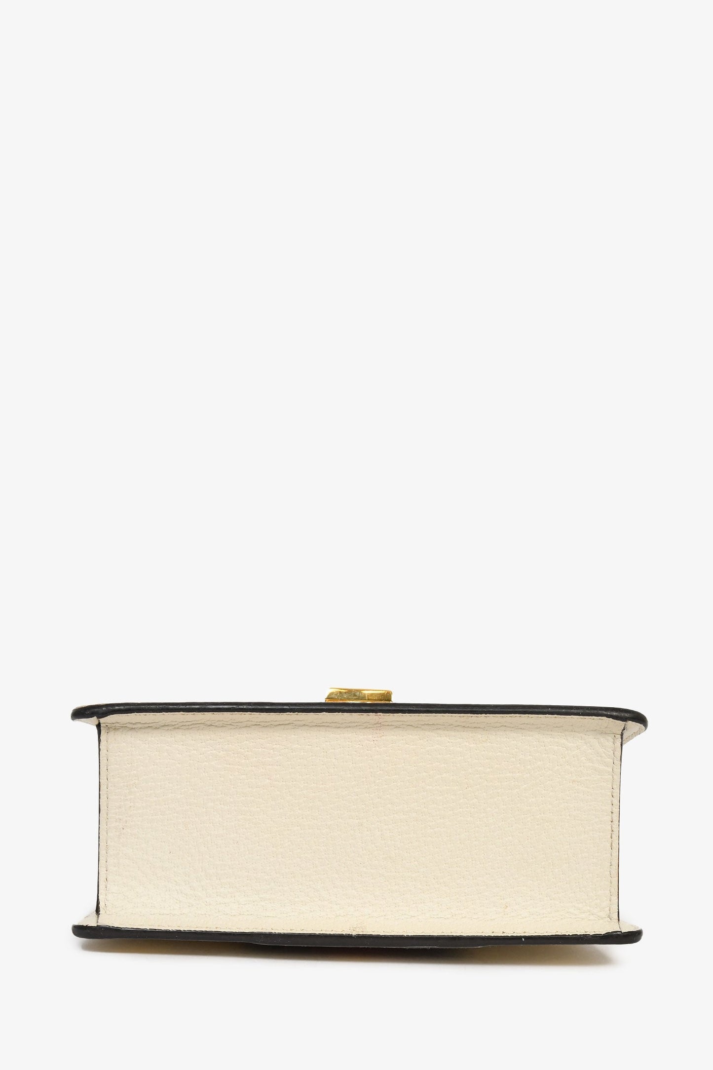 Gucci Cream/Gold Bee Star Print Sylvie Web Bag