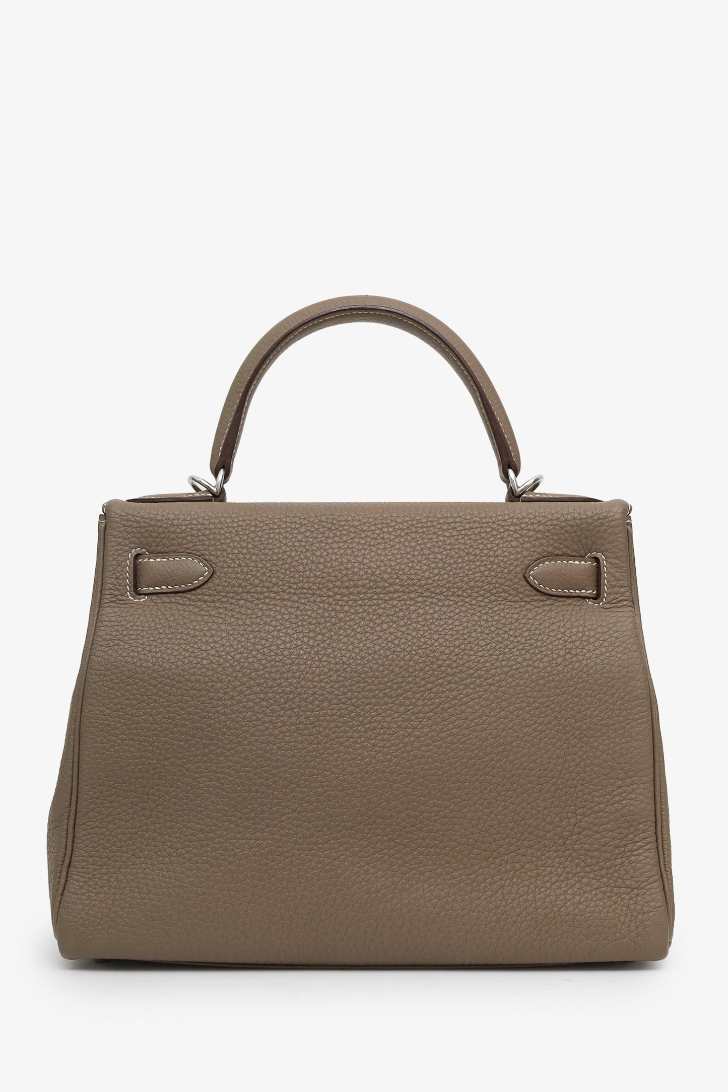 Hermès 2016 Etoupe Togo Leather Kelly 28 With Strap SHW