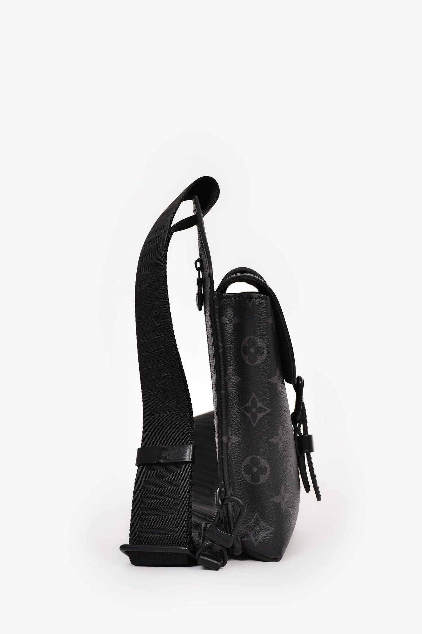 Louis Vuitton Monogram Eclipse Canvas Saumur Sling Bag