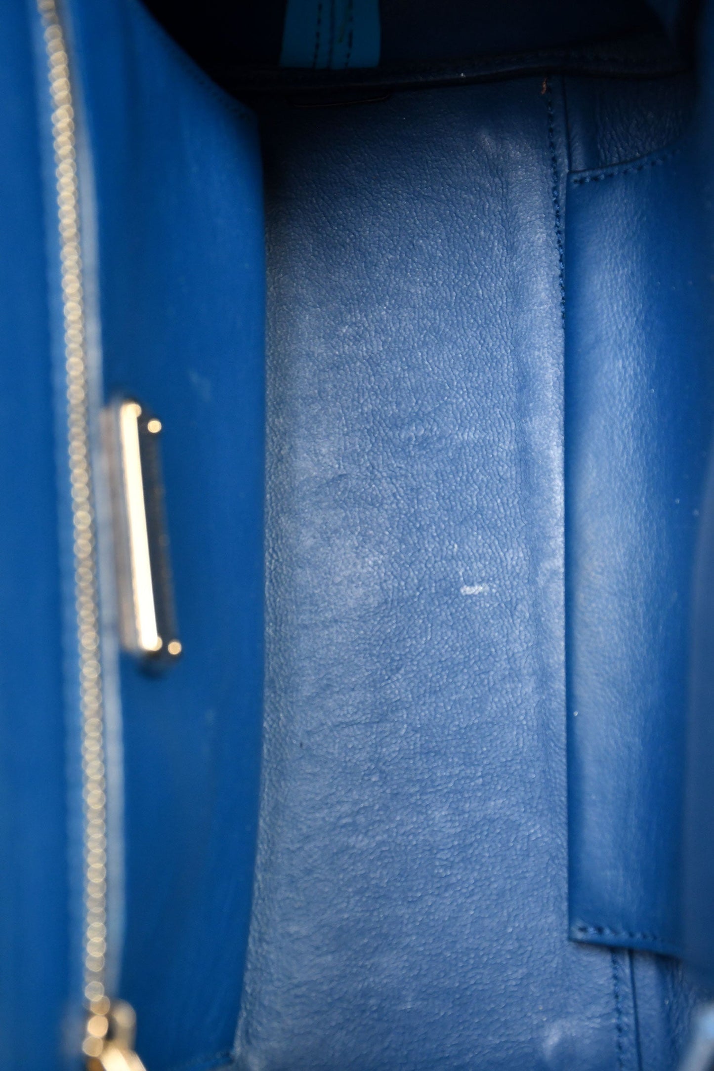 Salvatore Ferragamo 2016 Blue Sofia Leather Shoulder Bag