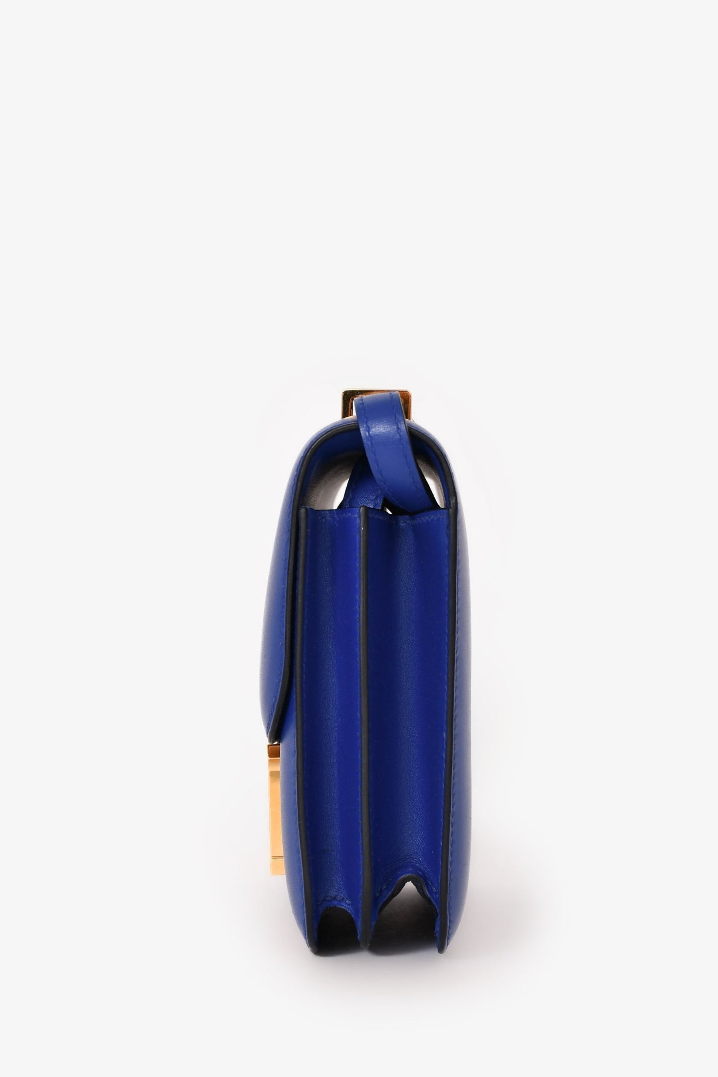 Hermès 2020 Electric Blue Swift Leather Constance 18 GHW