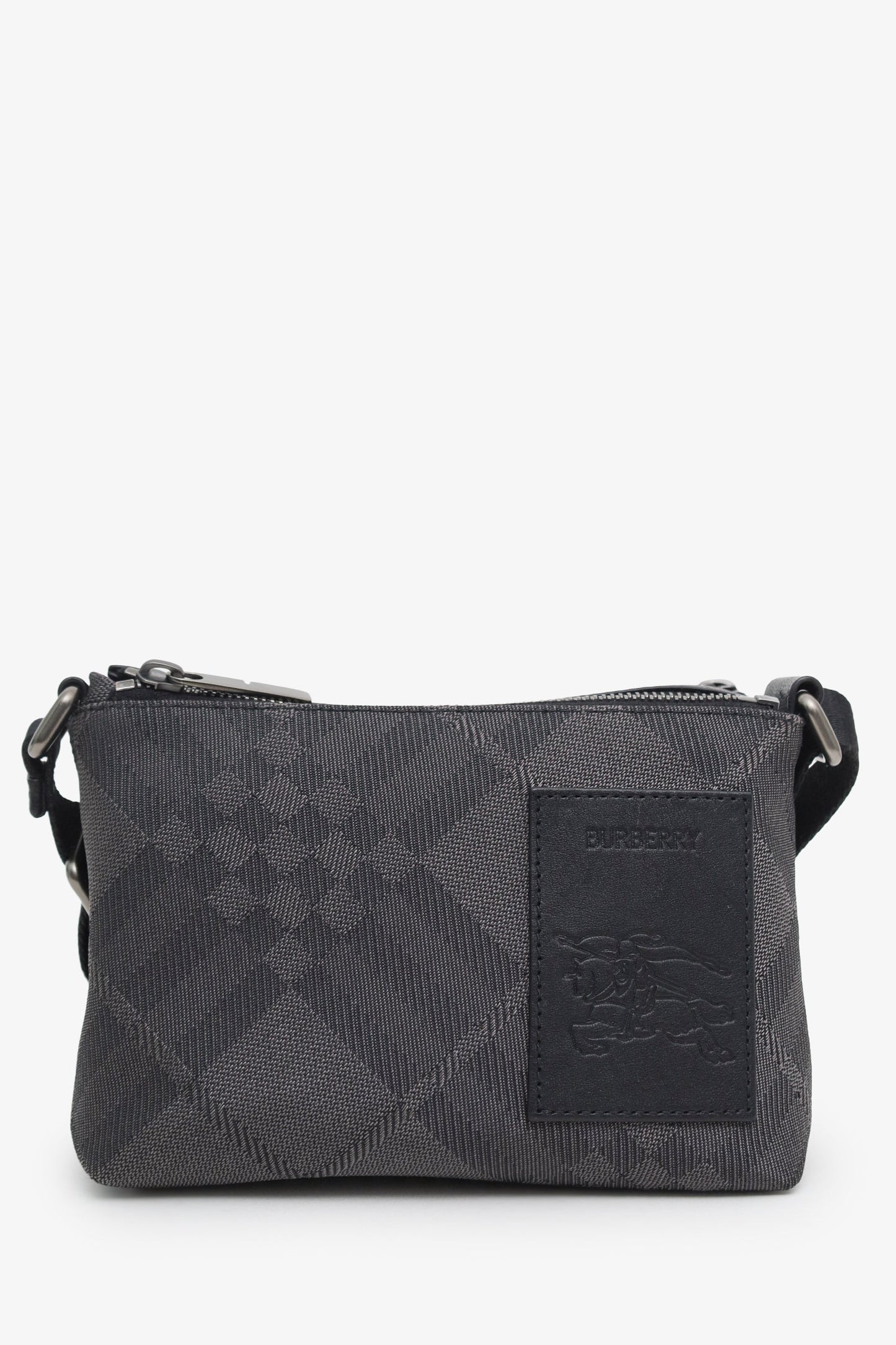Burberry Black Canvas Chester Crossbody Bag