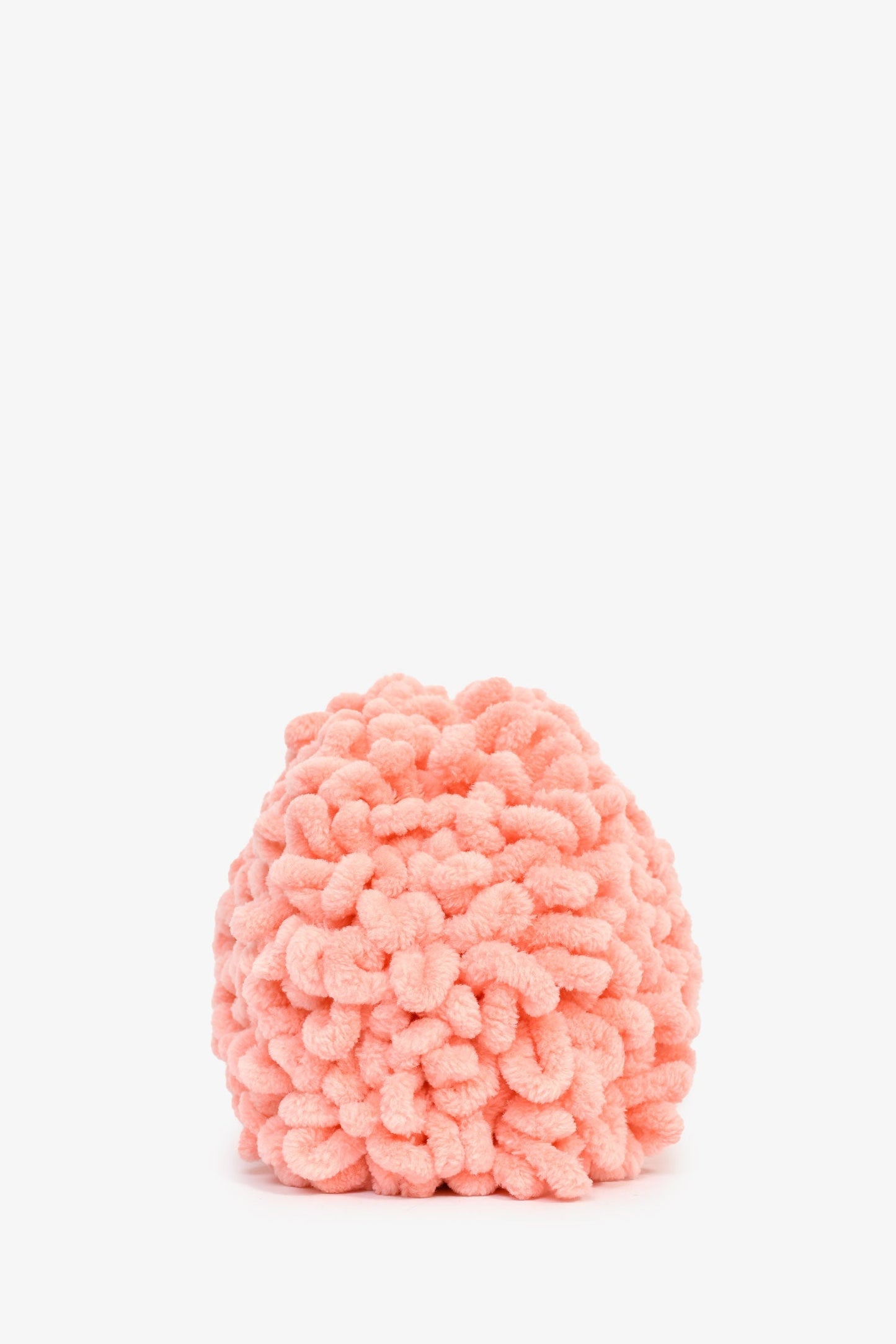 Bottega Veneta Pink Fuzzy 'Chenille' Teen Pouch Bag