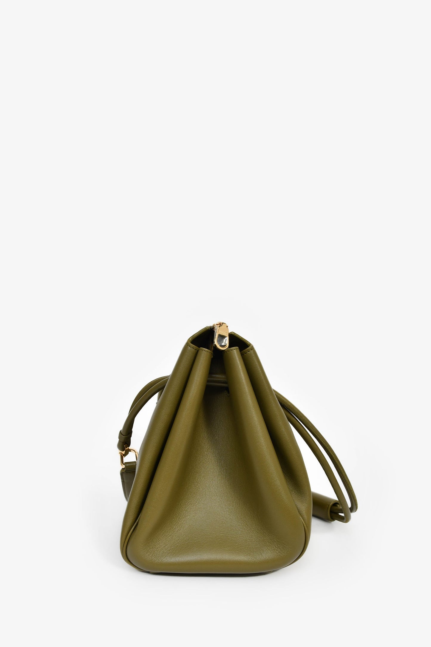 Loewe 2025 Olive Green Leather Medium Madrid Bag