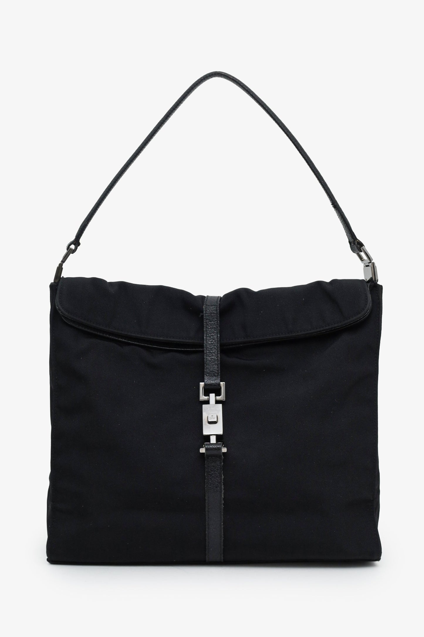 Gucci Black Nylon Jackie Shoulder Bag