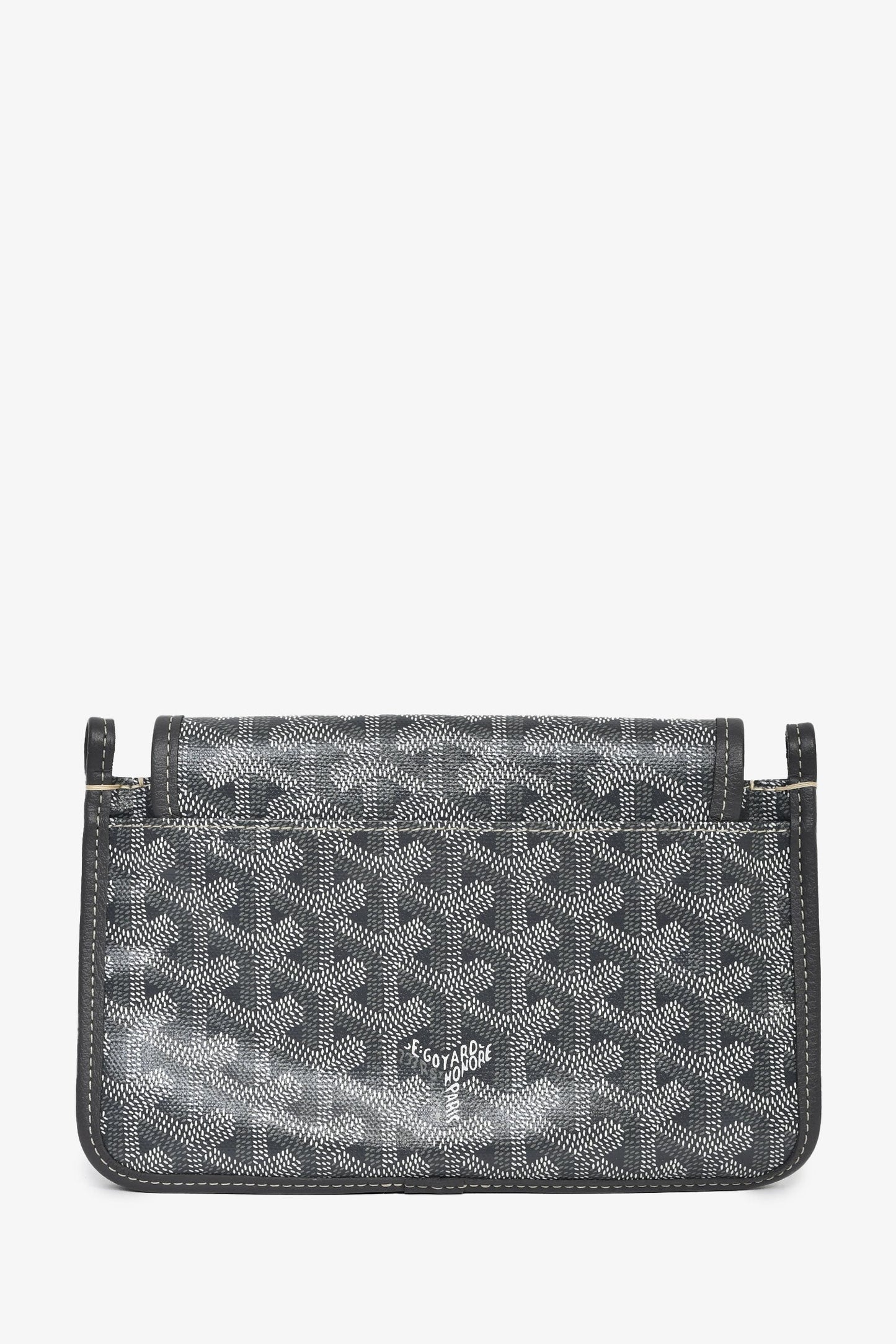 Goyard 2024 Grey Goyardine Plumet Crossbody Bag