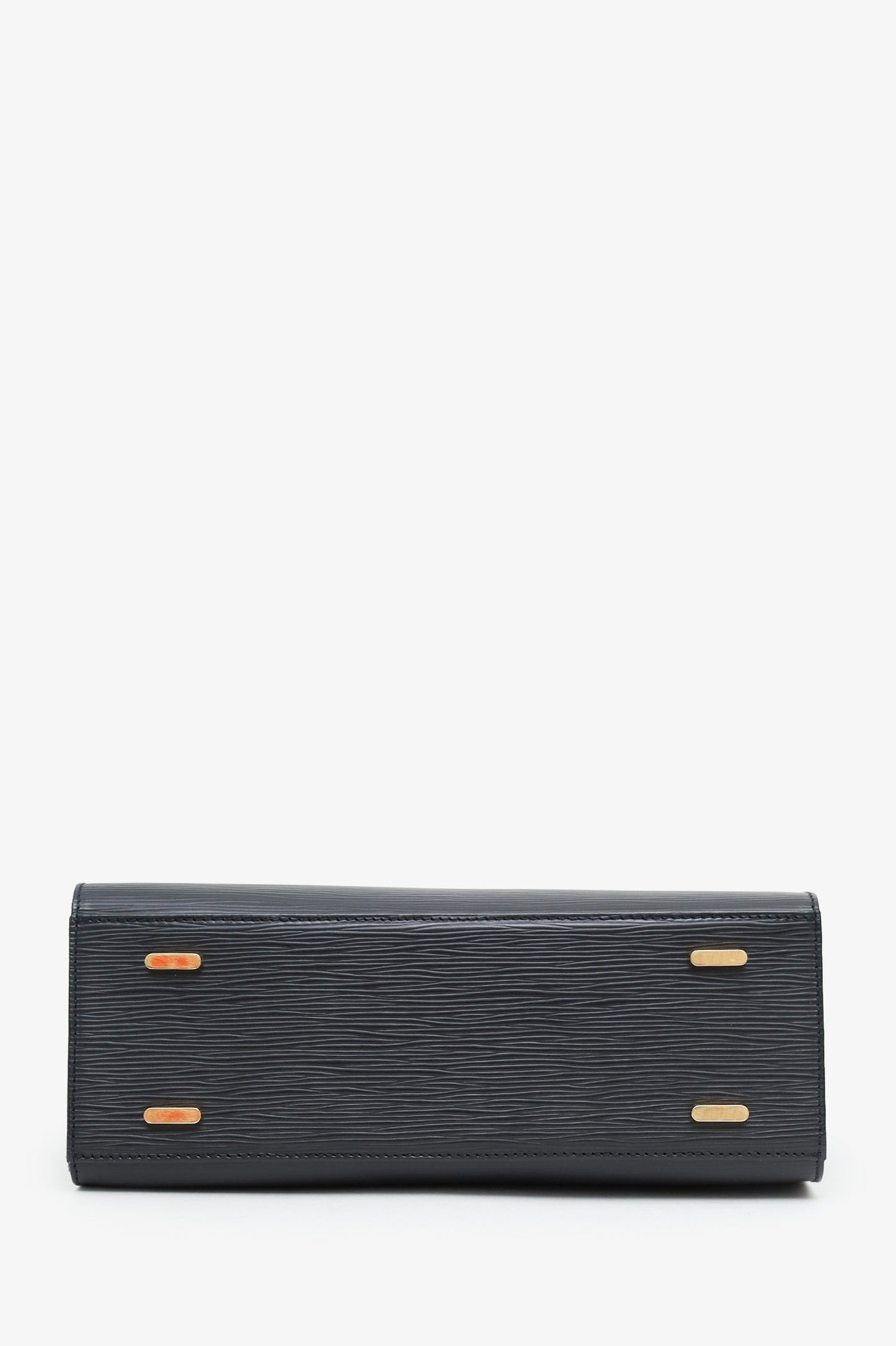 Louis Vuitton Black Epi 'Figari' PM Top Handle Bag