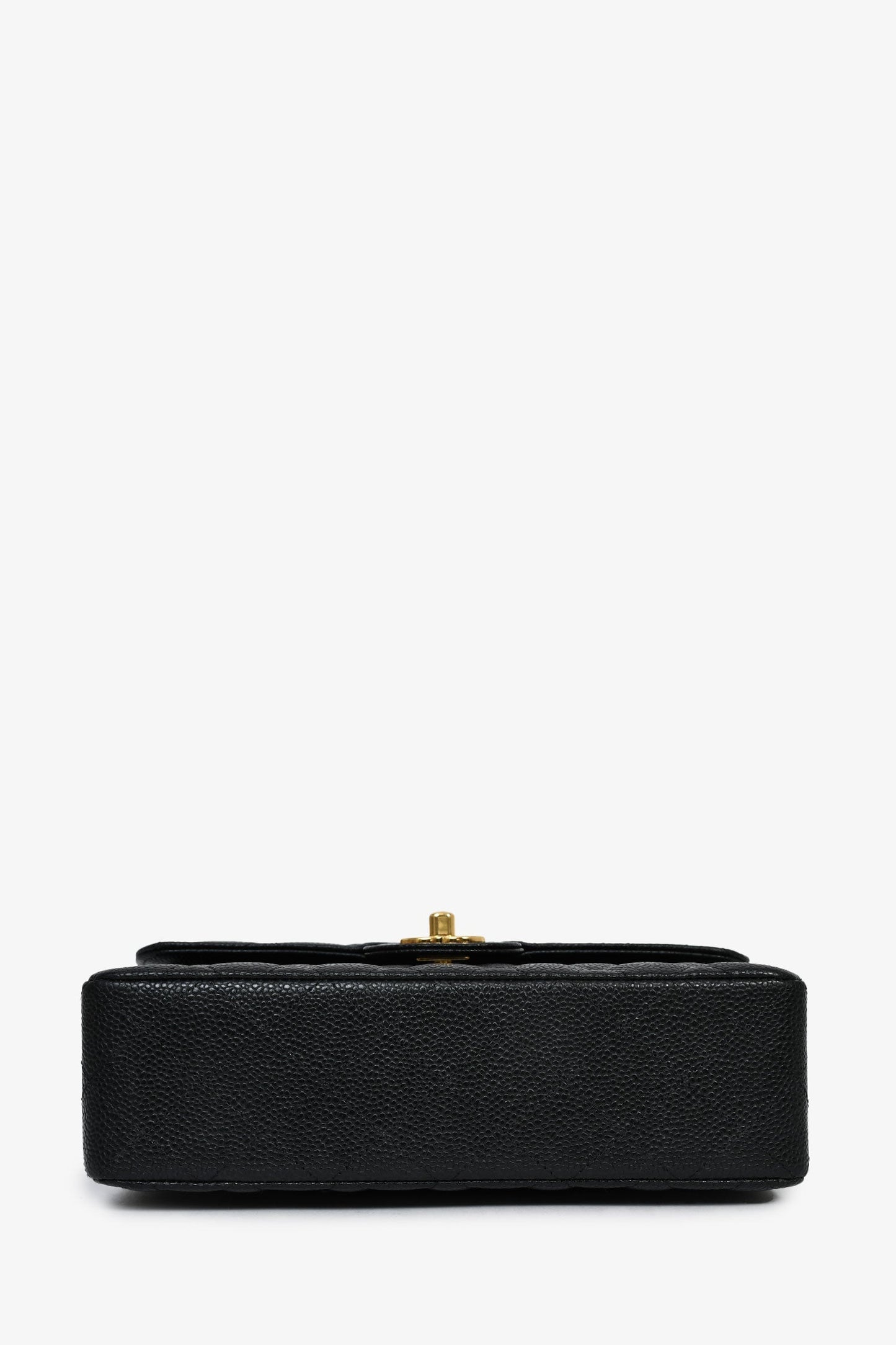 Chanel™ 2019 20 Black Caviar Leather Small Classic Double Flap GHW