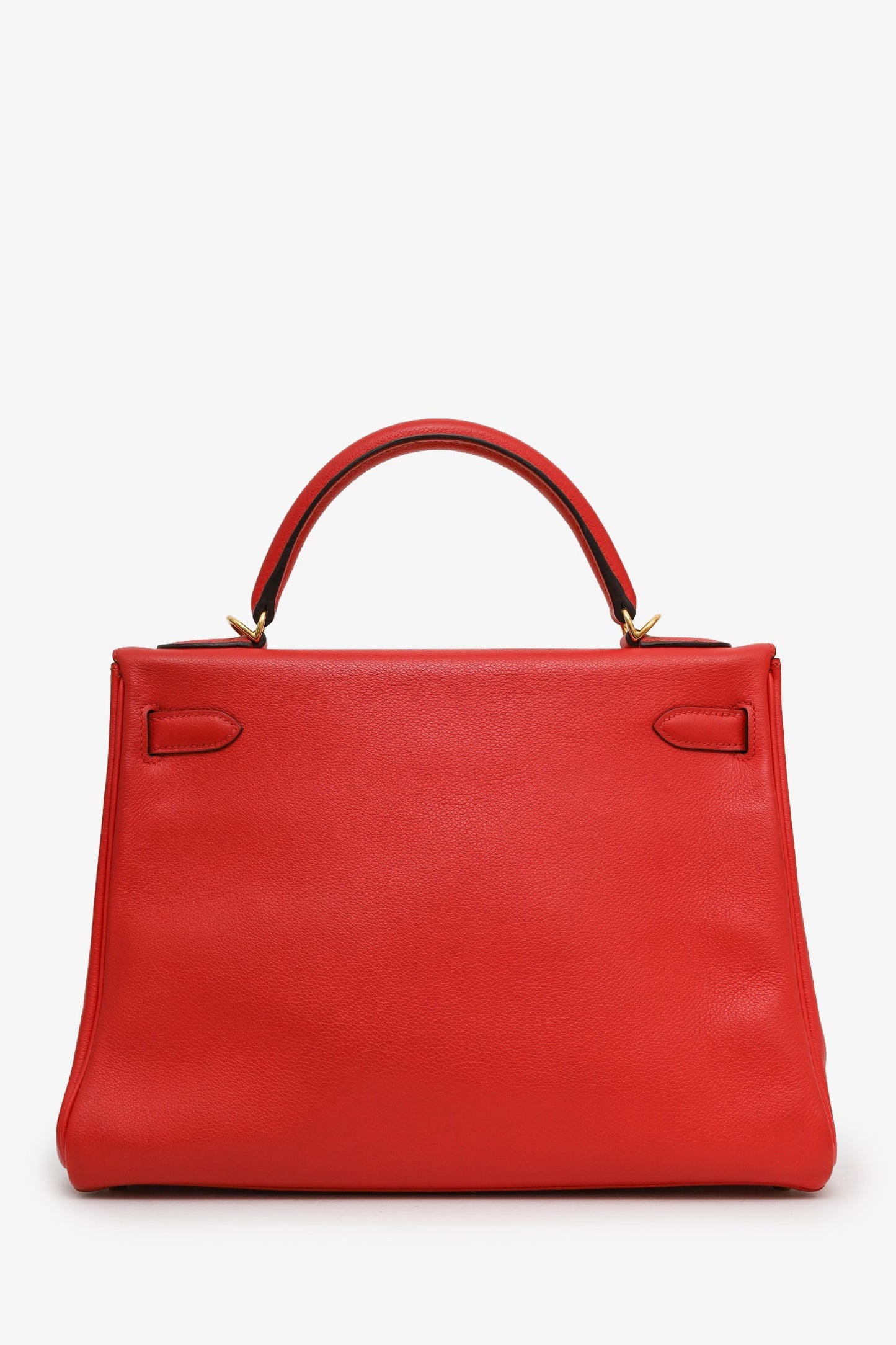 Hermès 2016 Red Togo Leather Kelly 32 with Strap GHW