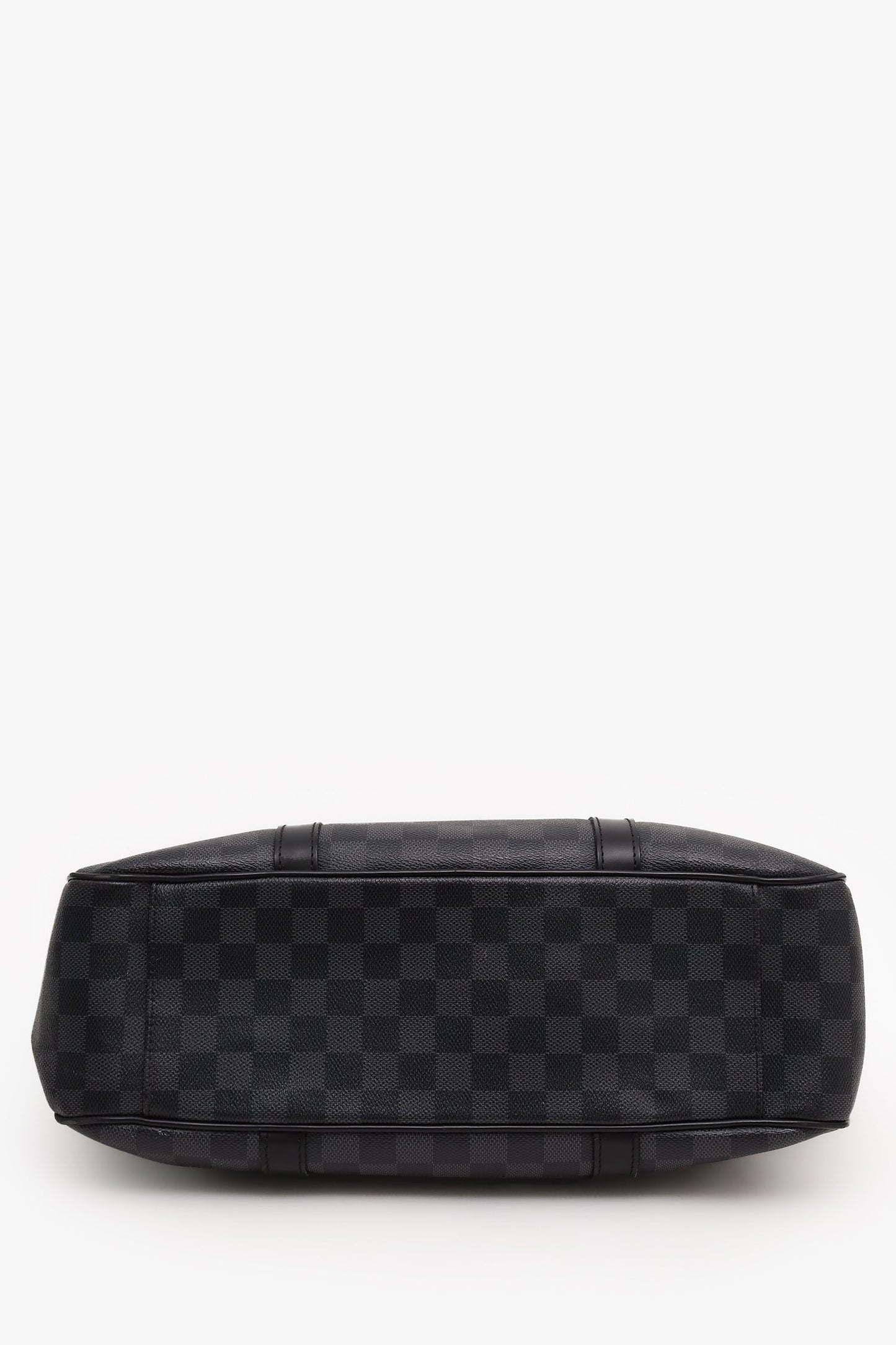 Louis Vuitton Black Grey Damier Graphite Canvas 'Tadao' PM Tote
