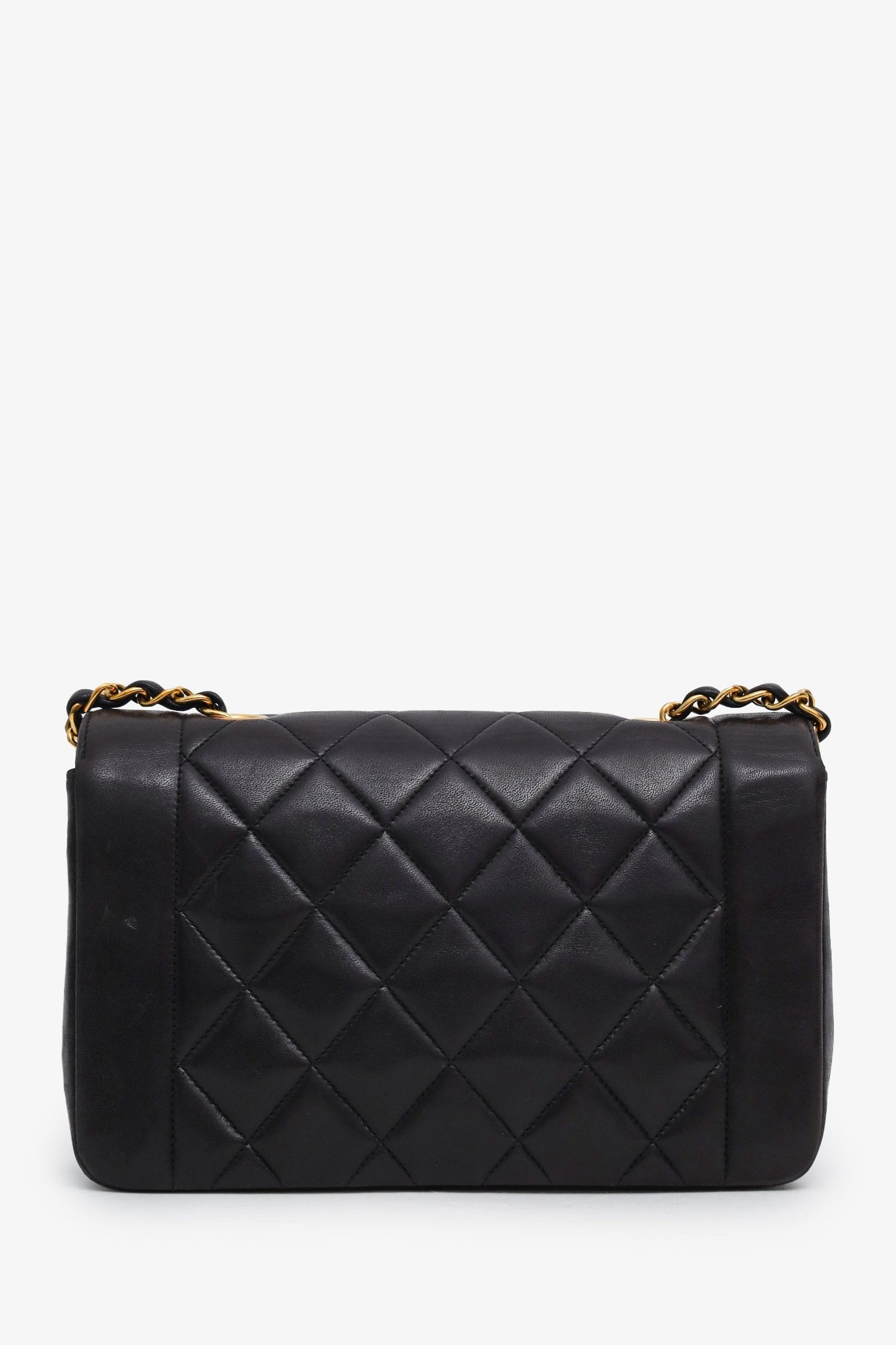 Chanel™ 1994-96 Brown Quilted Lambskin Small Diana Flap Bag