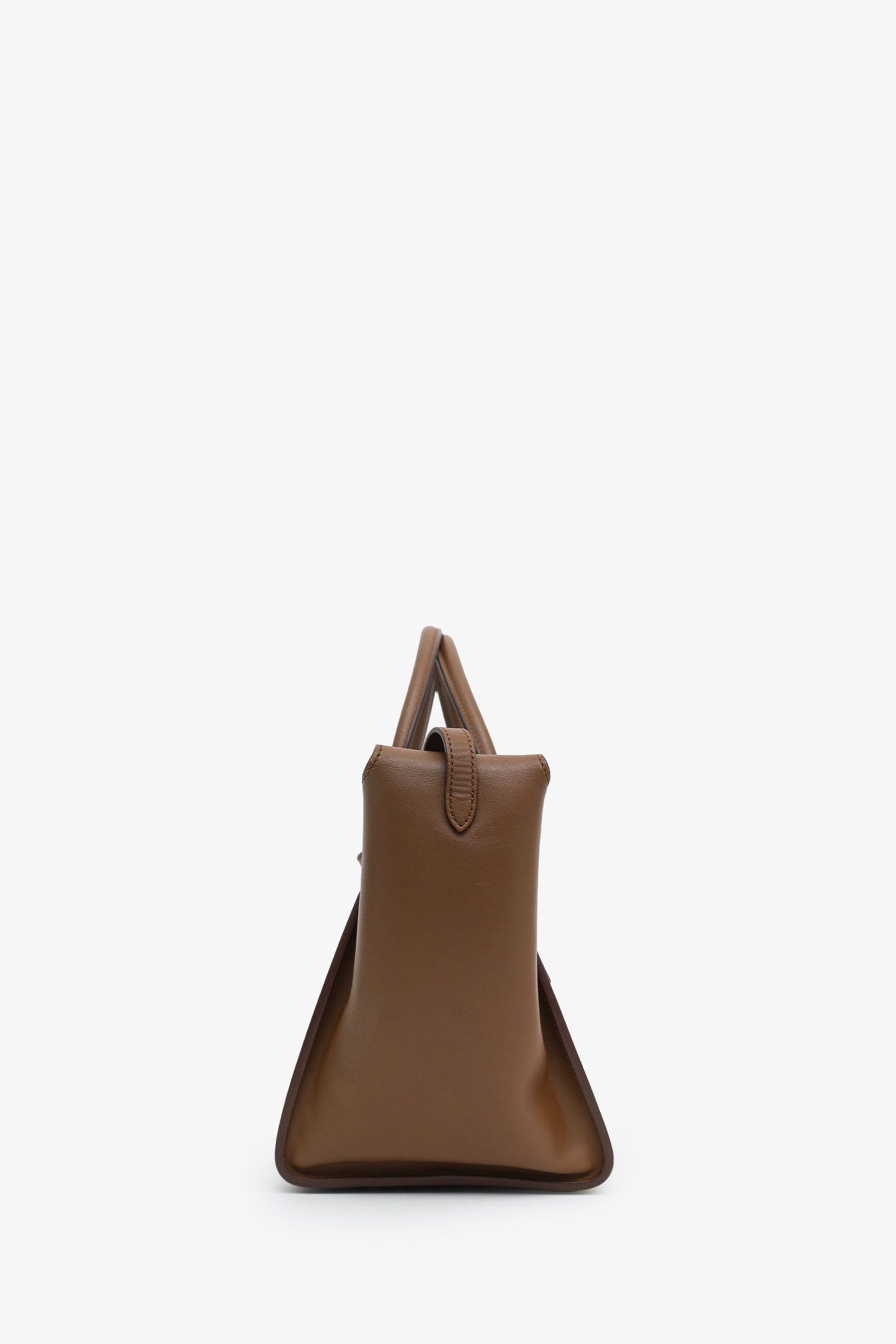 Celine Brown Calfskin Medium Tie Knot Tote Bag