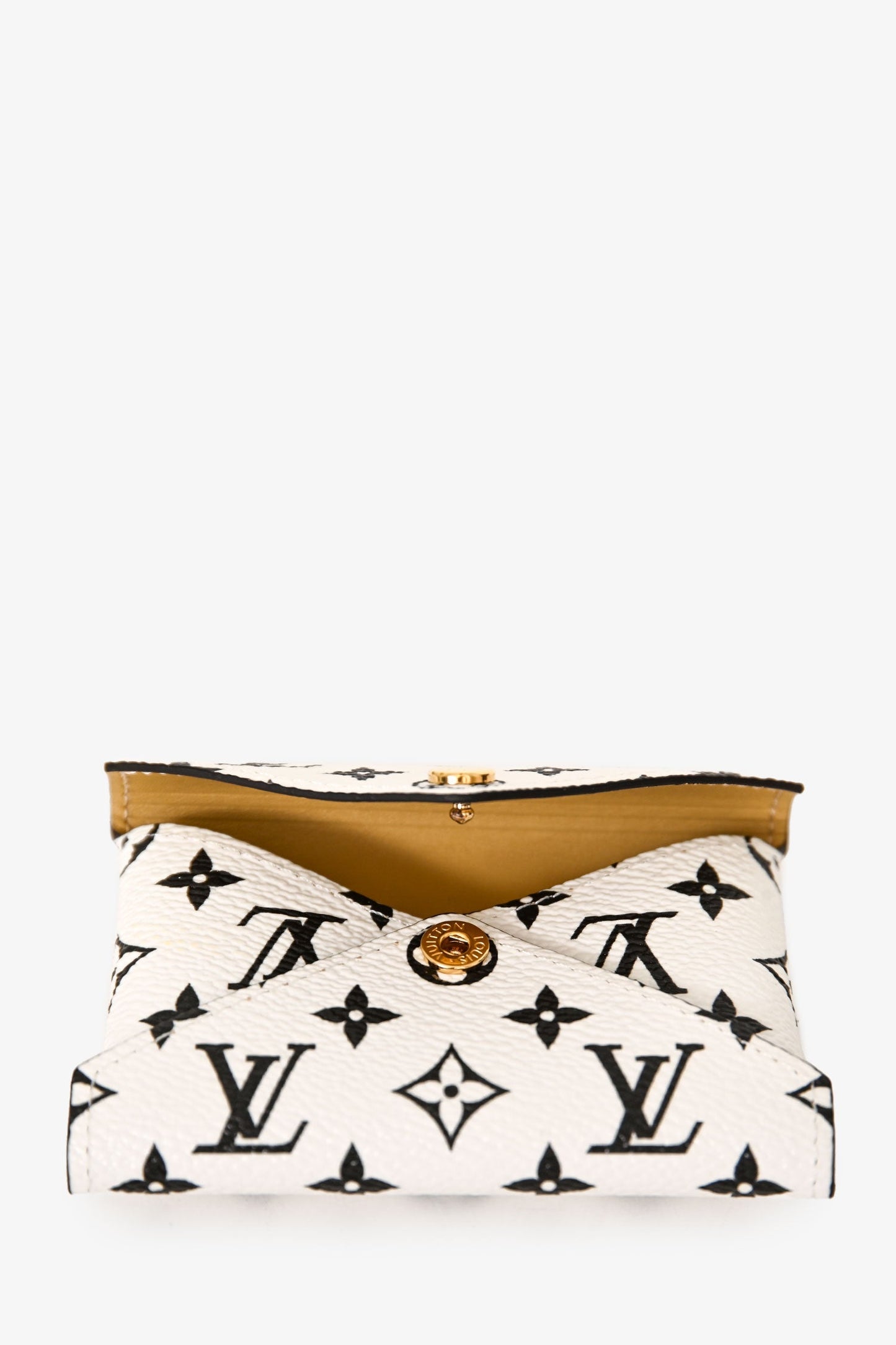 Louis Vuitton 2019 Black/White Monogram Kirigami Small Envelope Pochette